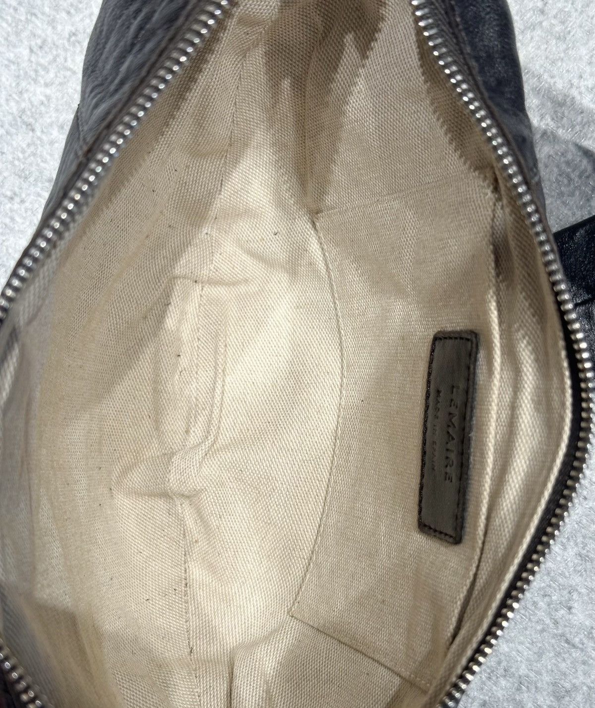 Lemaire Lemaire Dark Chocolate Lambskin Croissant Bag Size ONE SIZE - 9 Thumbnail