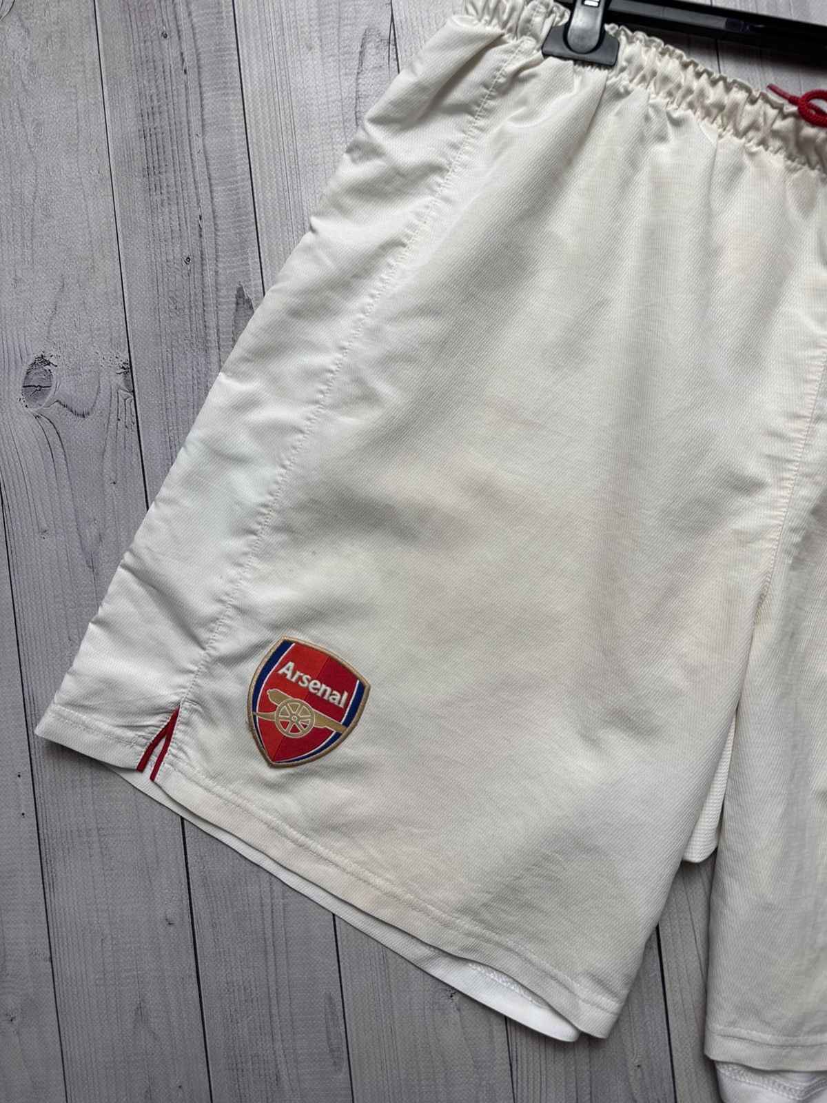 Nike × Vintage Vintage Nike Arsenal soccer shorts size XXL Size US 38 / EU 54 - 2 Thumbnail