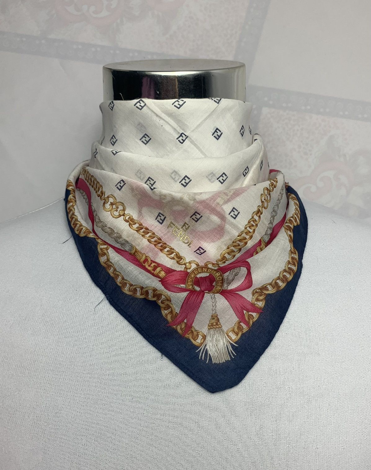 Vintage Fendi Handkerchief / Neckerchief / Bandana Size ONE SIZE - 1 Thumbnail