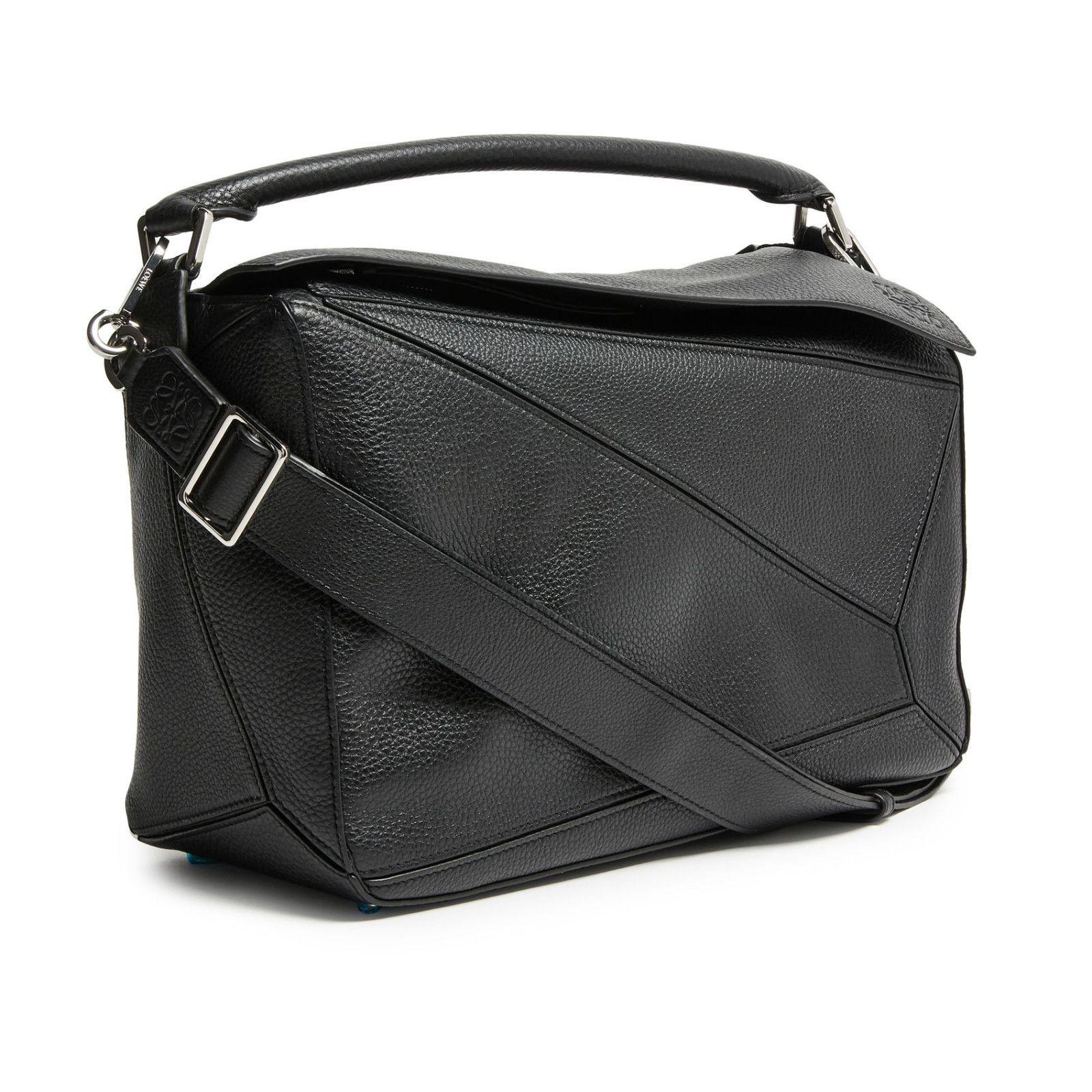 Loewe LOEWE Puzzle Large Black Leather Top Handle Bag New & Authen Size ONE SIZE - 2 Thumbnail