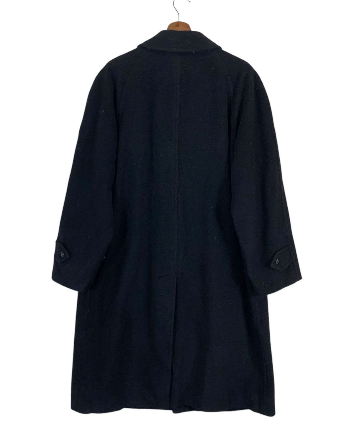 Burberry × Burberry Prorsum VINTAGE BURBERRYS OF LONDON WOOL BLACK OVERCOAT Size US M / EU 48-50 / 2 - 8 Thumbnail