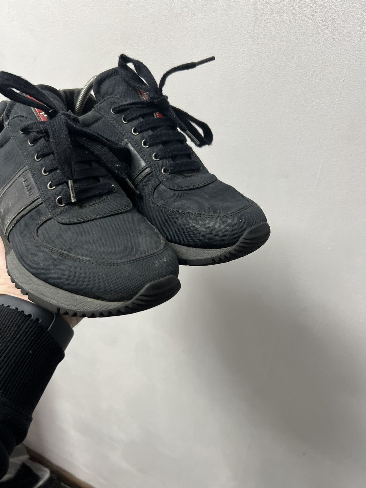 Prada Prada Luxury Sneakers Shoes Black Size US 8 / EU 41 - 7 Thumbnail