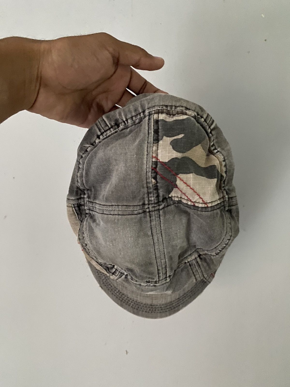 If Six Was Nine × Japanese Brand × Le Grande Bleu (L.G.B.) Vintage commando distressed punk hat Size ONE SIZE - 2 Thumbnail