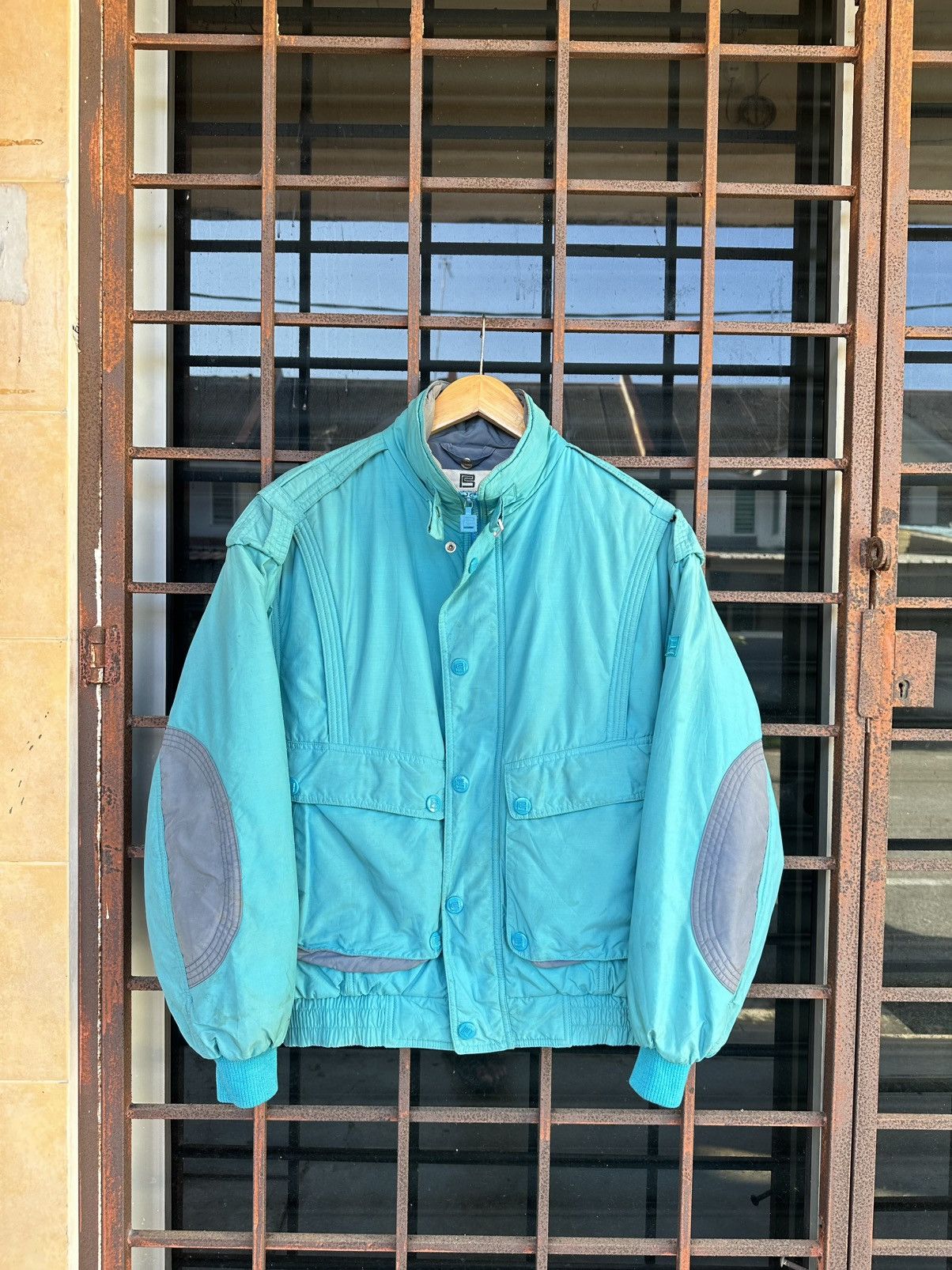 Vintage 👹Vintage Peter Steinebronn Asics Light Puffer Bomber Jacket Size US M / EU 48-50 / 2 - 1 Thumbnail