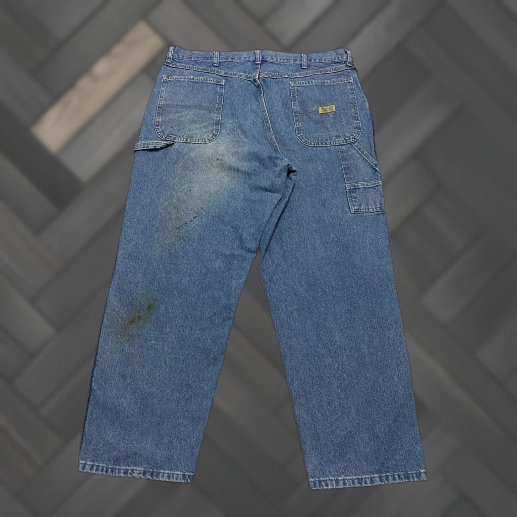 Wrangler VINTAGE Wrangler Hero Carpenter Jeans Mens Size 40×30 Blue Straight Wide Leg Mens Size US 40 / EU 56 - 1 Thumbnail