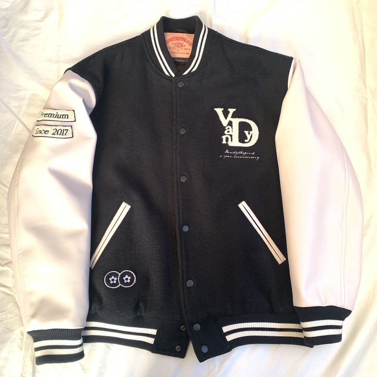 Vandy The Pink Varsity Jacket | Grailed