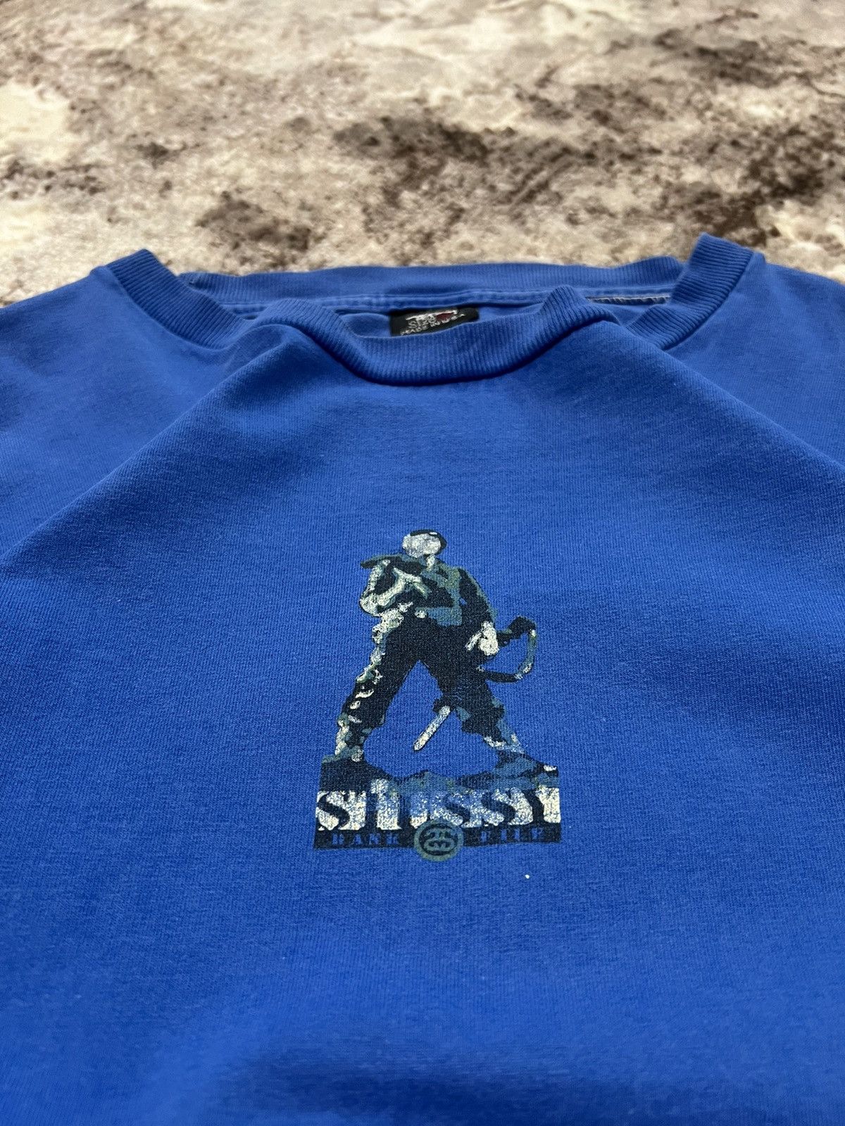 Stussy × Vintage Vintage 90s Stussy Bank File Rare T-shirt Size US L / EU 52-54 / 3 - 4 Thumbnail