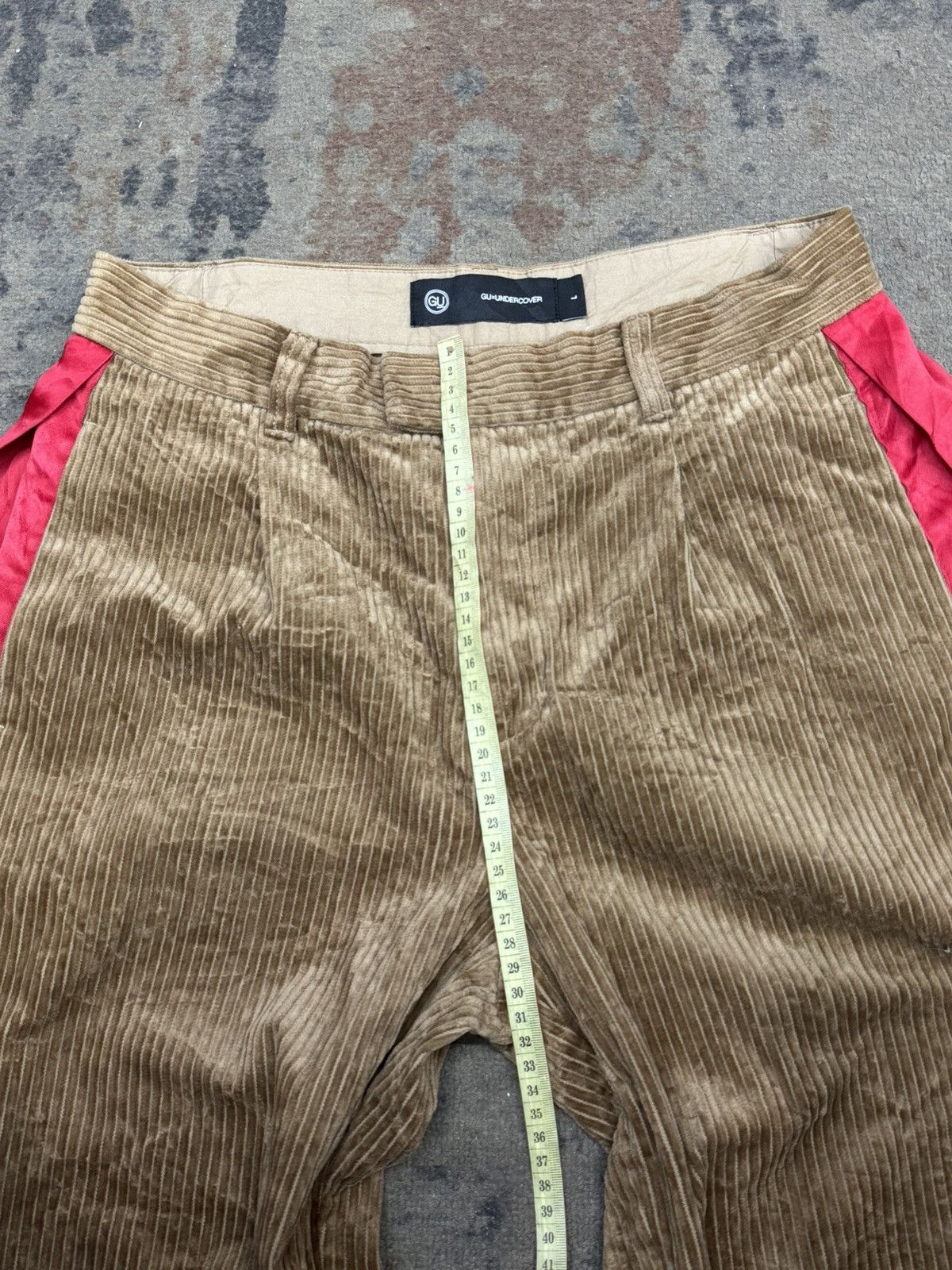 Jun Takahashi × Undercover GU UNDERCOVER CORDUROY PANTS FLARE Size US 30 / EU 46 - 7 Thumbnail