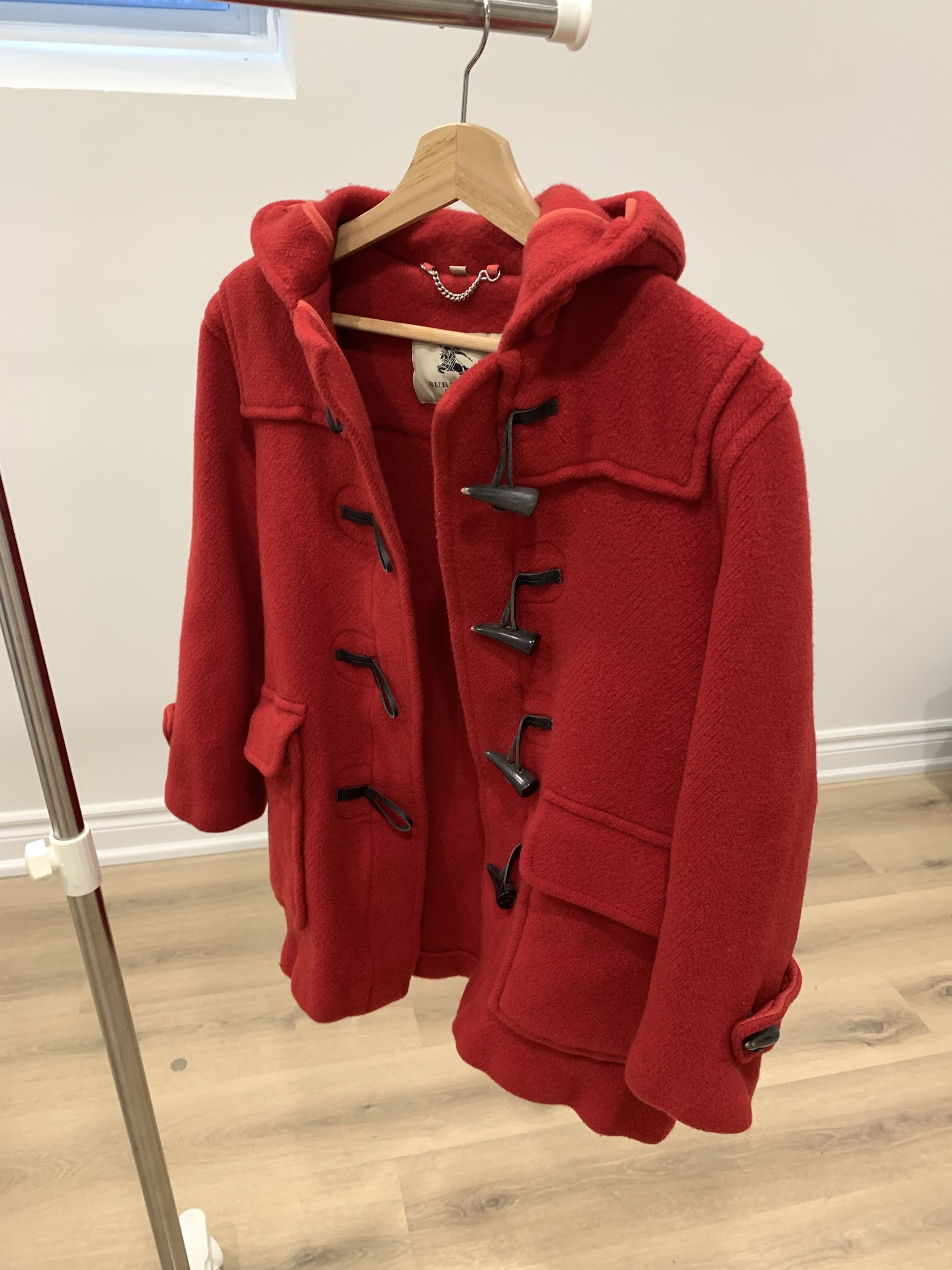 Burberry Burberry Wool Coat Size L / US 10 / IT 46 - 1 Thumbnail