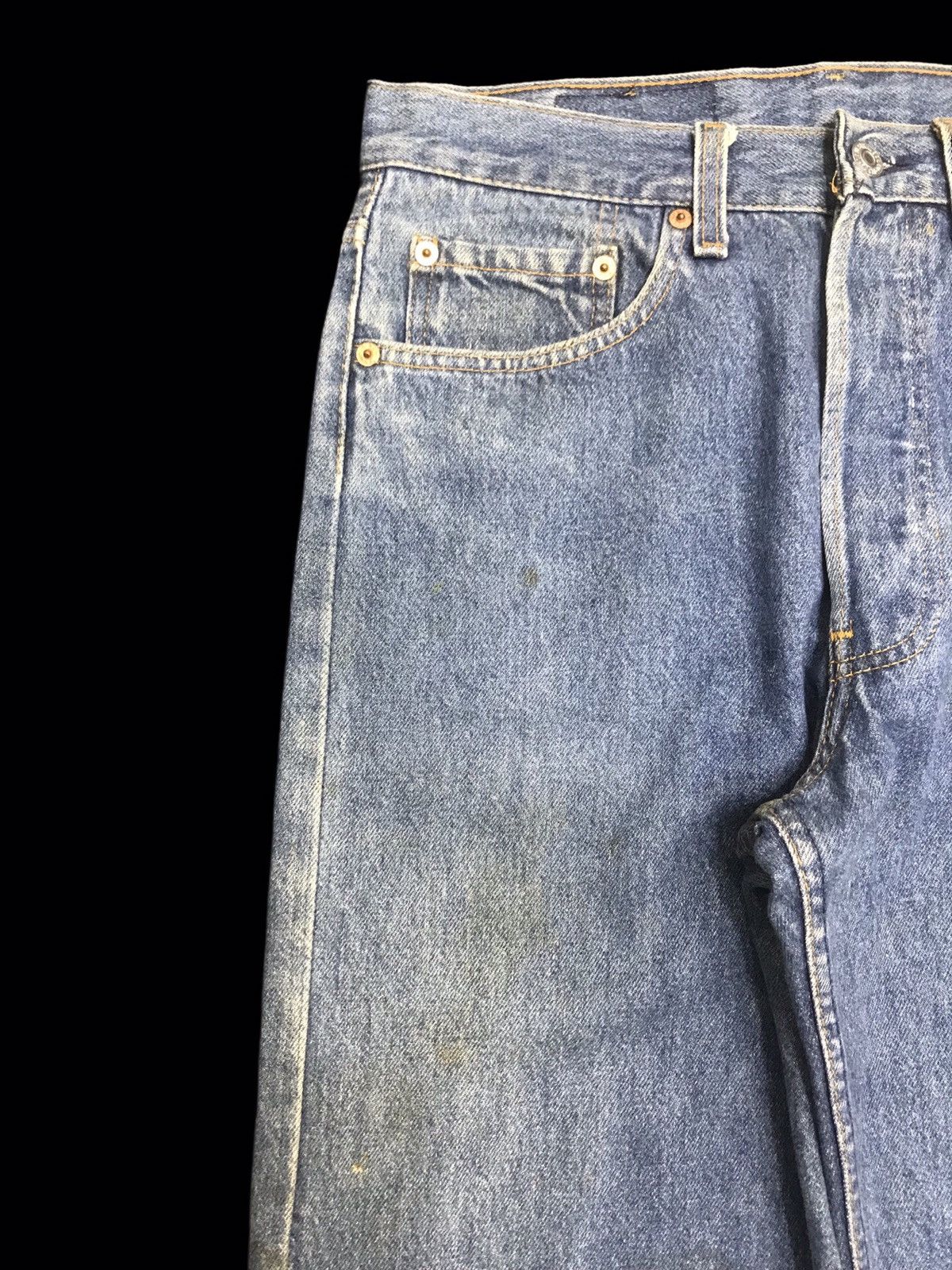 Levi's × Vintage 💥90s Style💥Vintage Levis 501 Rgular Medium Wash Denim F183 Size US 30 / EU 46 - 4 Thumbnail