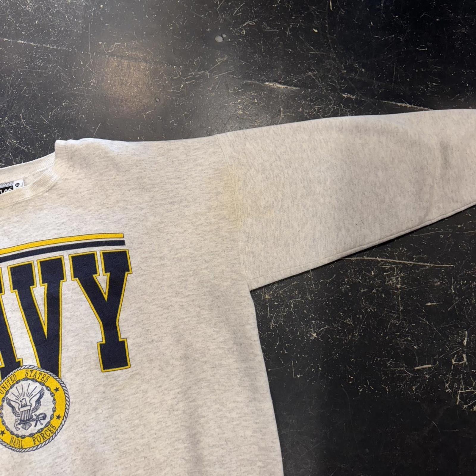 Lee 90s US Navy Crewneck - XL Size US XL / EU 56 / 4 - 4 Thumbnail