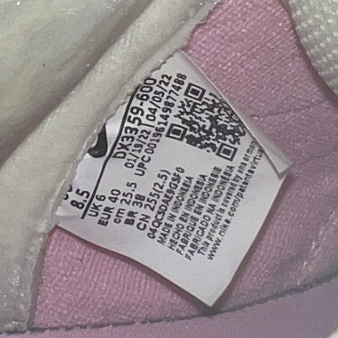 Nike Nike Women’s Dunk High Hoops Pack Pink Size 8.5 DX3359-600 Size US 8.5 / IT 38.5 - 9 Thumbnail