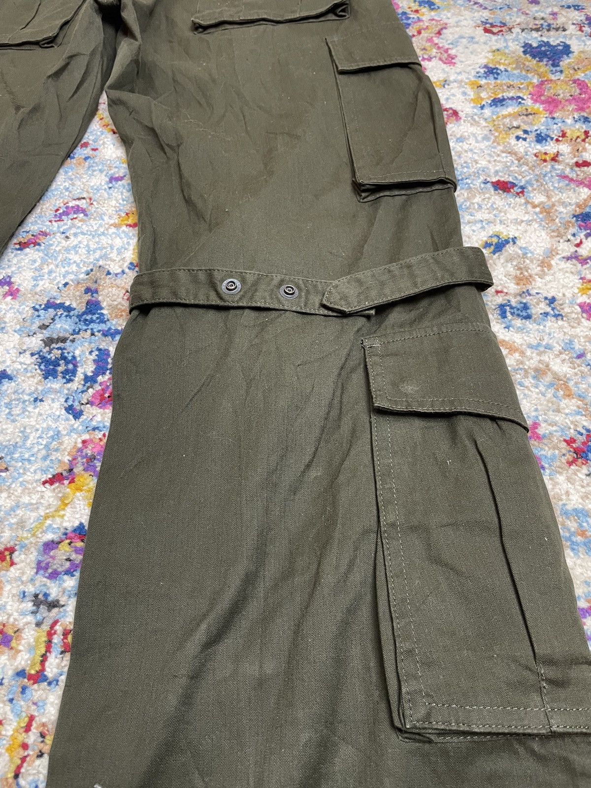 Japanese Brand Childeric IV version 4 Bondage Strap Multipocket Cargo Pants Size US 34 / EU 50 - 4 Thumbnail