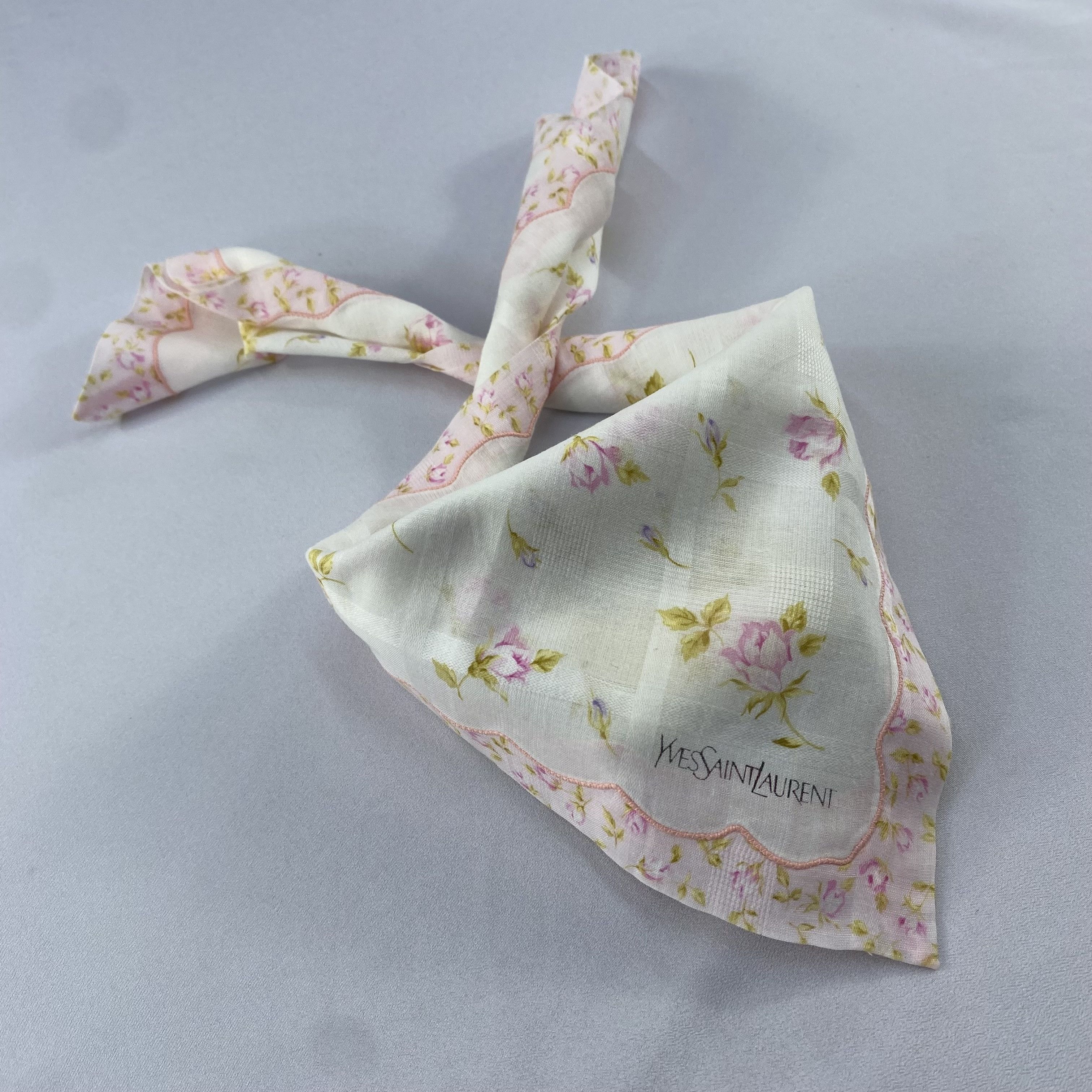 Yves Saint Laurent Yves Saint Laurent Handkerchief / Bandana / Neckerchief C882 Size ONE SIZE - 2 Thumbnail