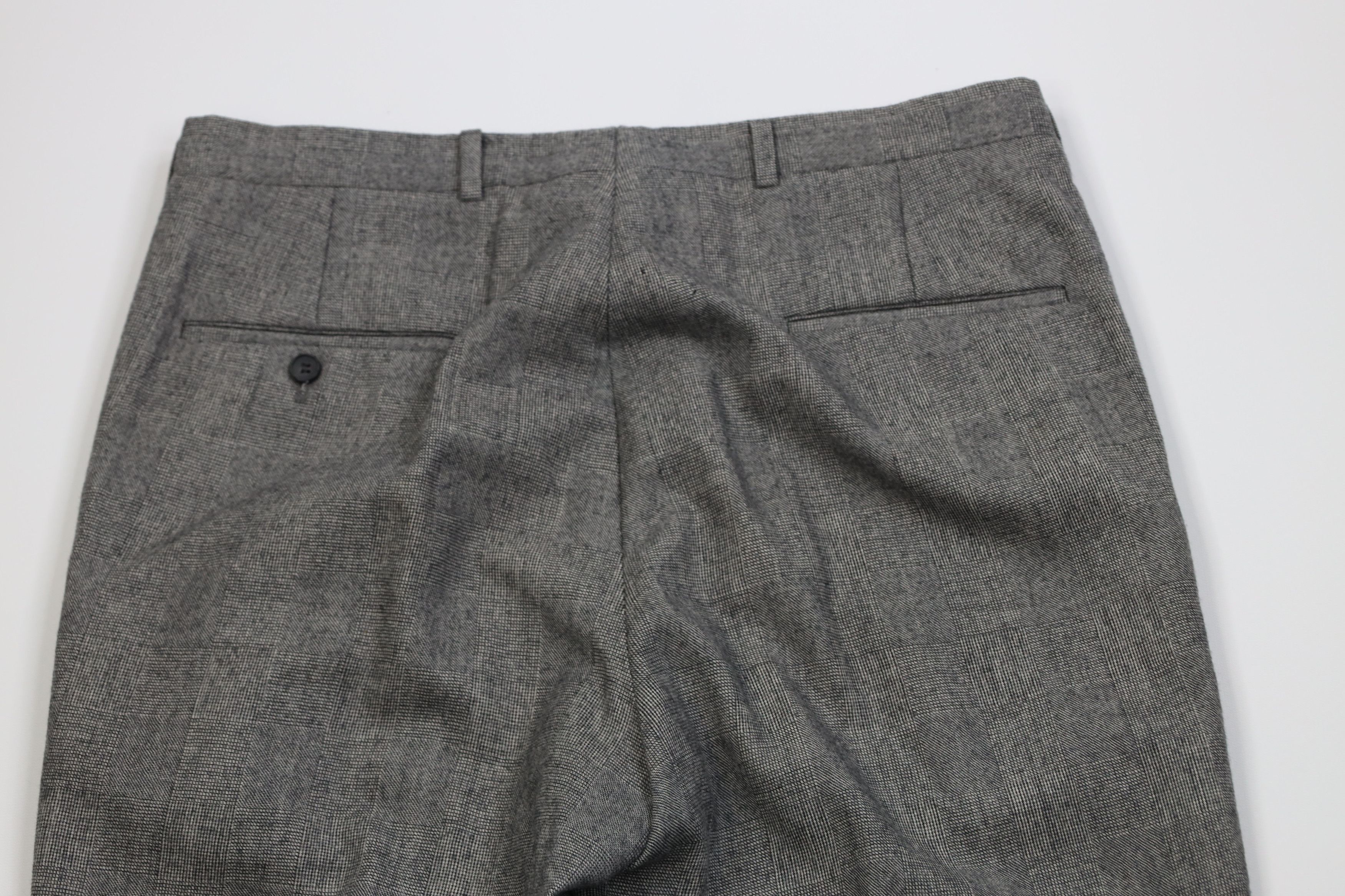 Christian Dior Monsieur Vintage 70s Christian Dior Knit Wide Leg Chino Pants Plaid Size US 34 / EU 50 - 13 Thumbnail