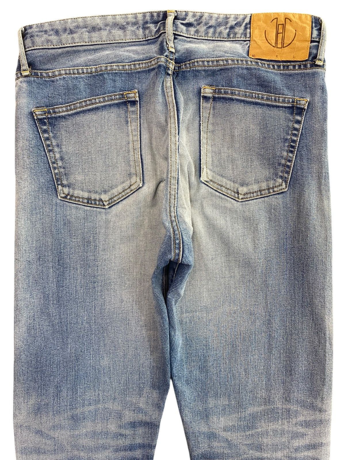 Japanese Brand Blue Way Brand Faded Wash Style Ripped Jeans Size US 30 / EU 46 - 4 Thumbnail