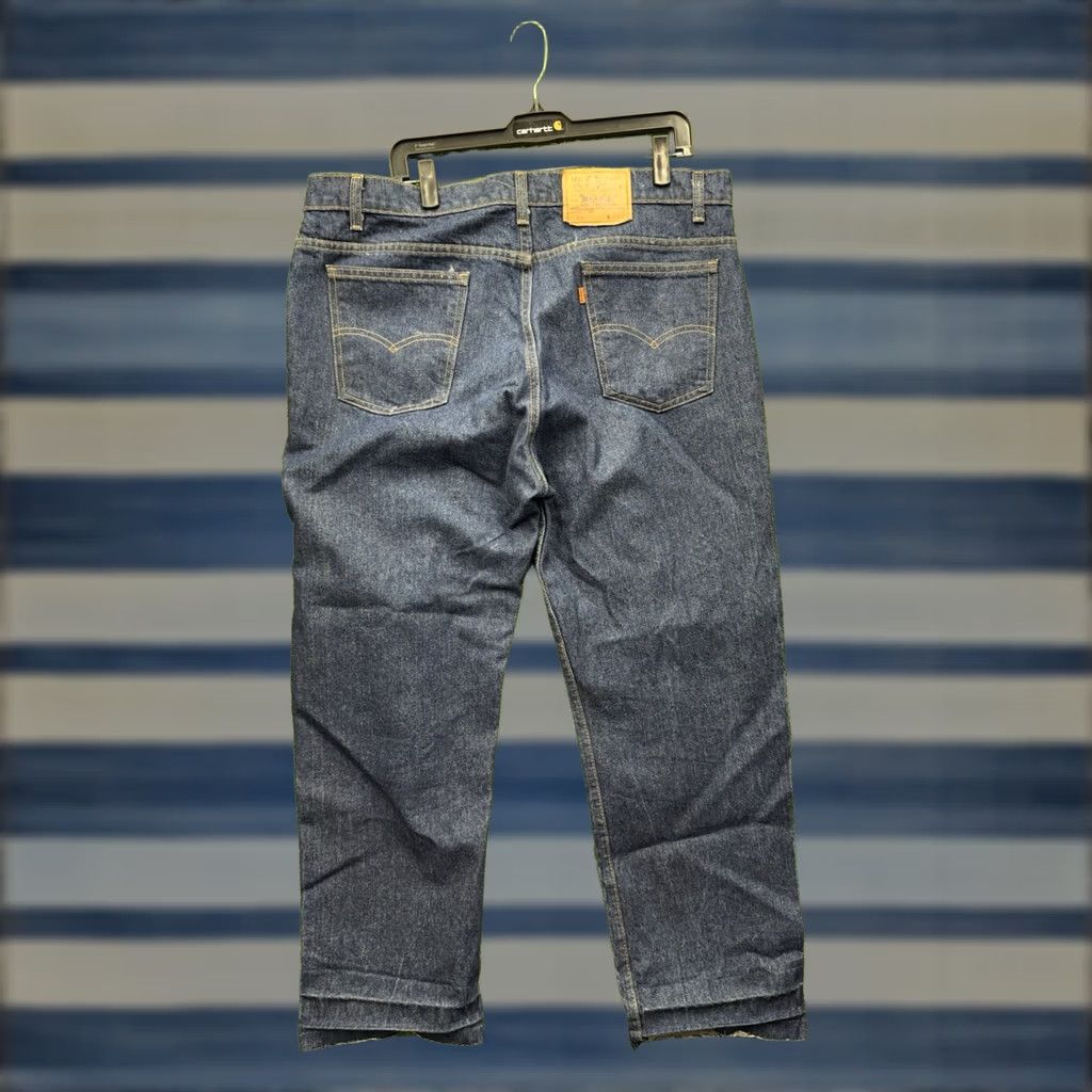 Levi's VINTAGE Levi's 505 Jeans Mens 40x30 Dark Wash Straight Denim Workwear 90s Mens Jeans Size US 40 / EU 56 - 1 Thumbnail
