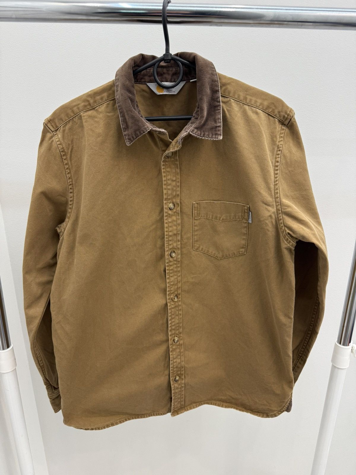 Carhartt Vintage OG Carhartt J97 Detroit Style Button Up Town Shirt Size US L / EU 52-54 / 3 - 1 Thumbnail