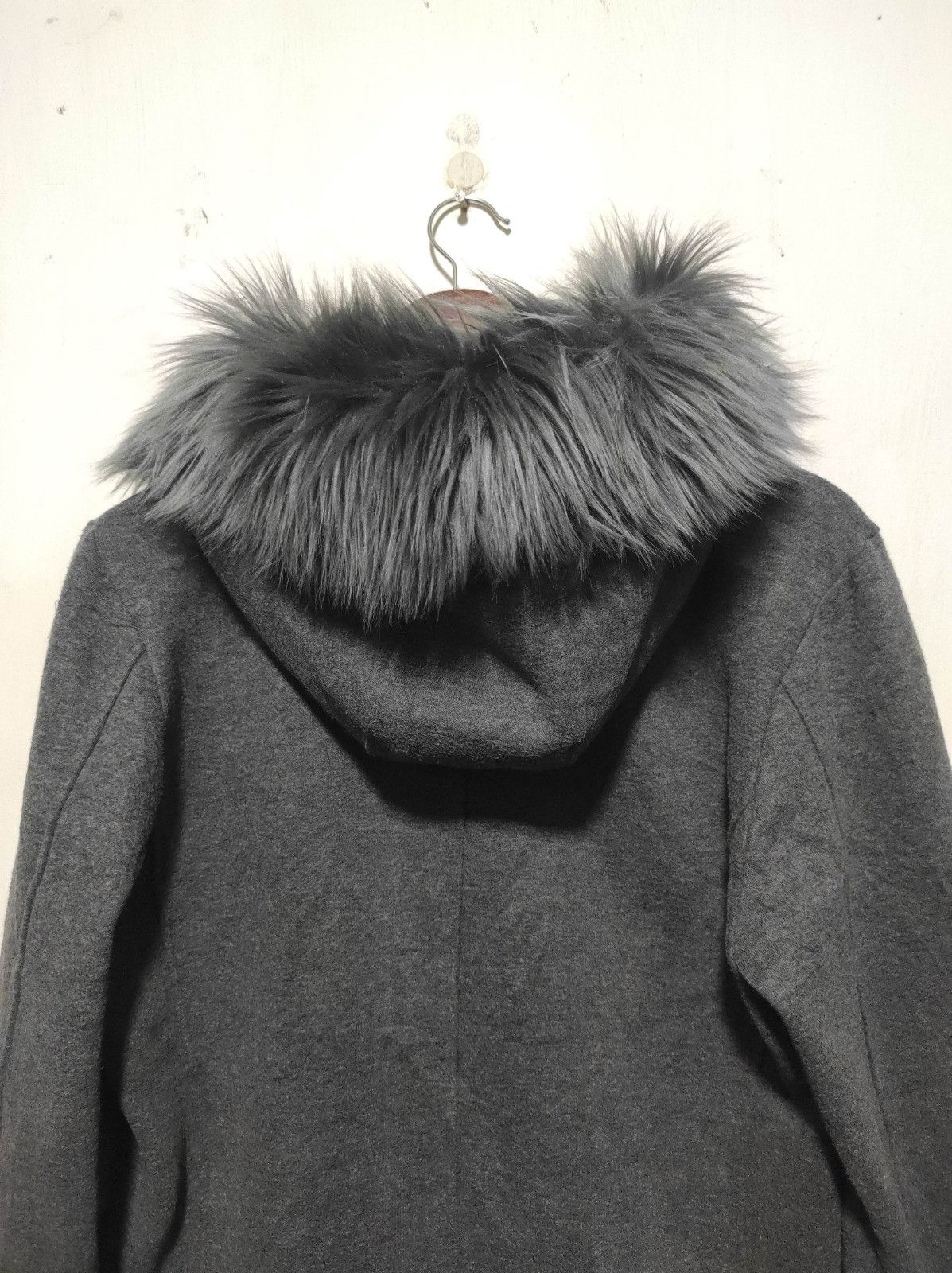 Japanese Brand HVC grey fur hoodie ifsix LGB style gray Size US M / EU 48-50 / 2 - 12 Thumbnail
