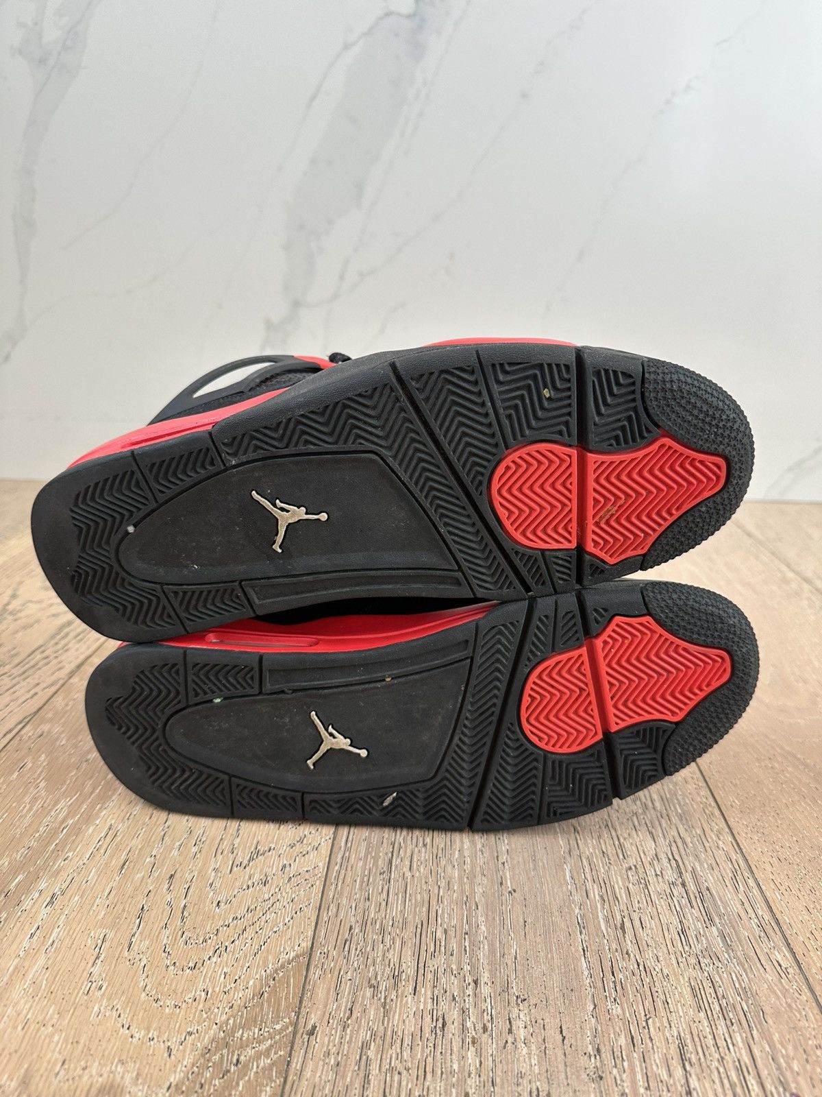 Jordan Brand Jordan 4 Retro Red Thunder Size US 12 / EU 45 - 6 Thumbnail