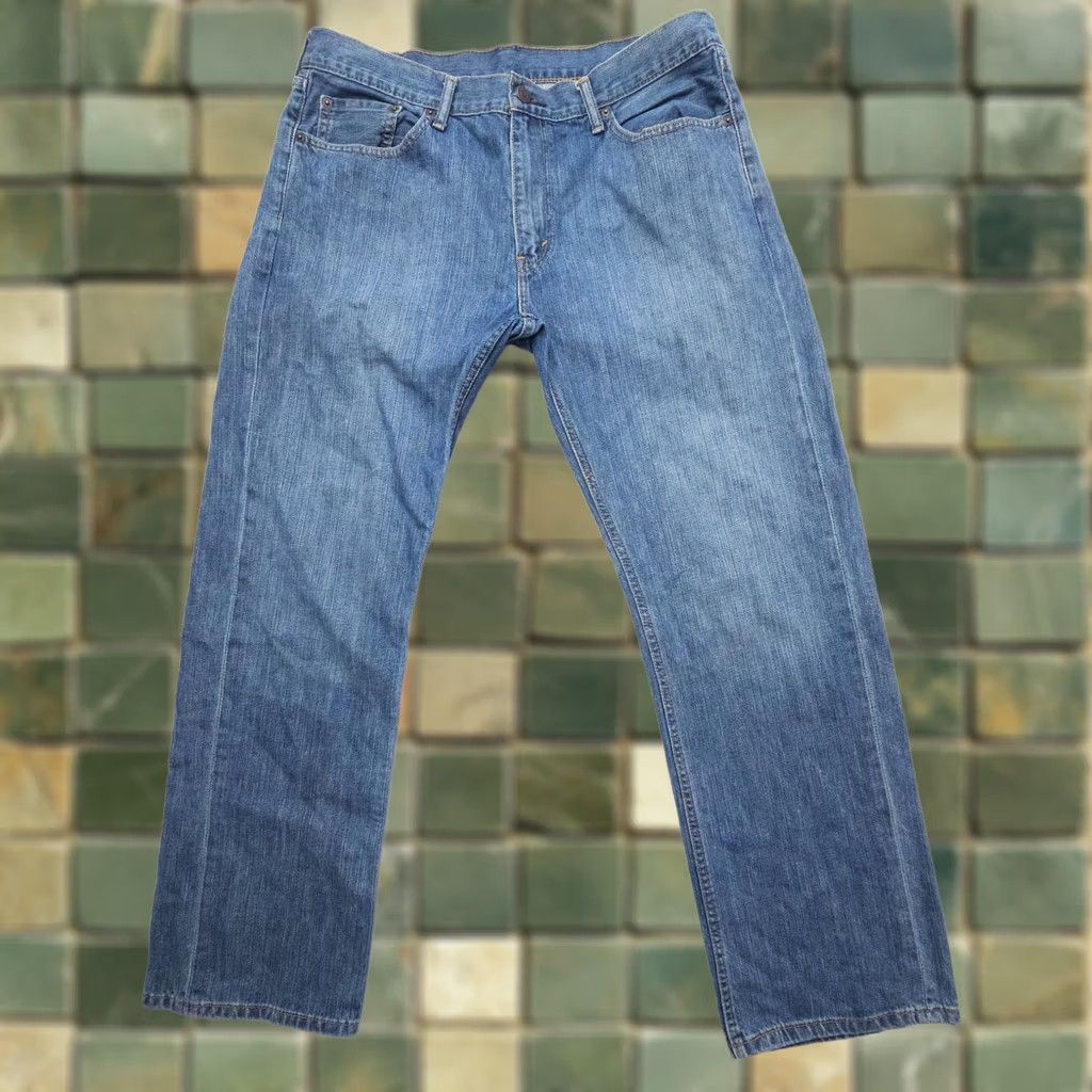 Levi's Levi's 559 Jeans Relaxed Straight Mens 36 x 32 Dark Wash 100% Cotton Rigid Denim Blue Tailored Everyday Comfort Pockets Vintage: No Model: Size US 36 / EU 52 - 1 Thumbnail