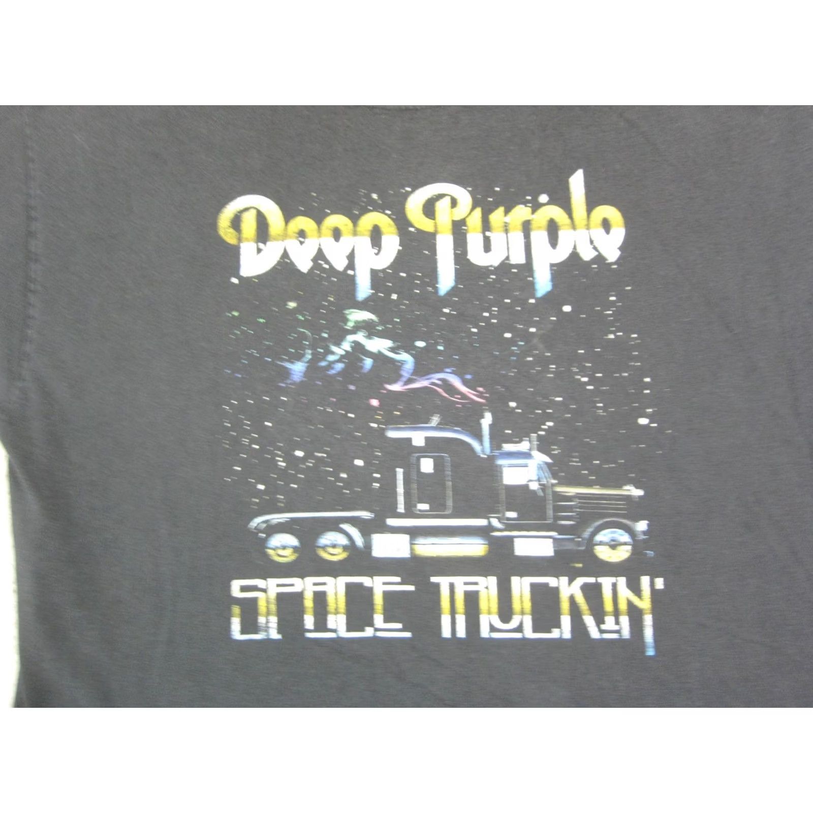 Vintage VINTAGE Deep Purple Shirt Mens L Black Classic Rock Band Space Truckin 90s Size US L / EU 52-54 / 3 - 2 Thumbnail