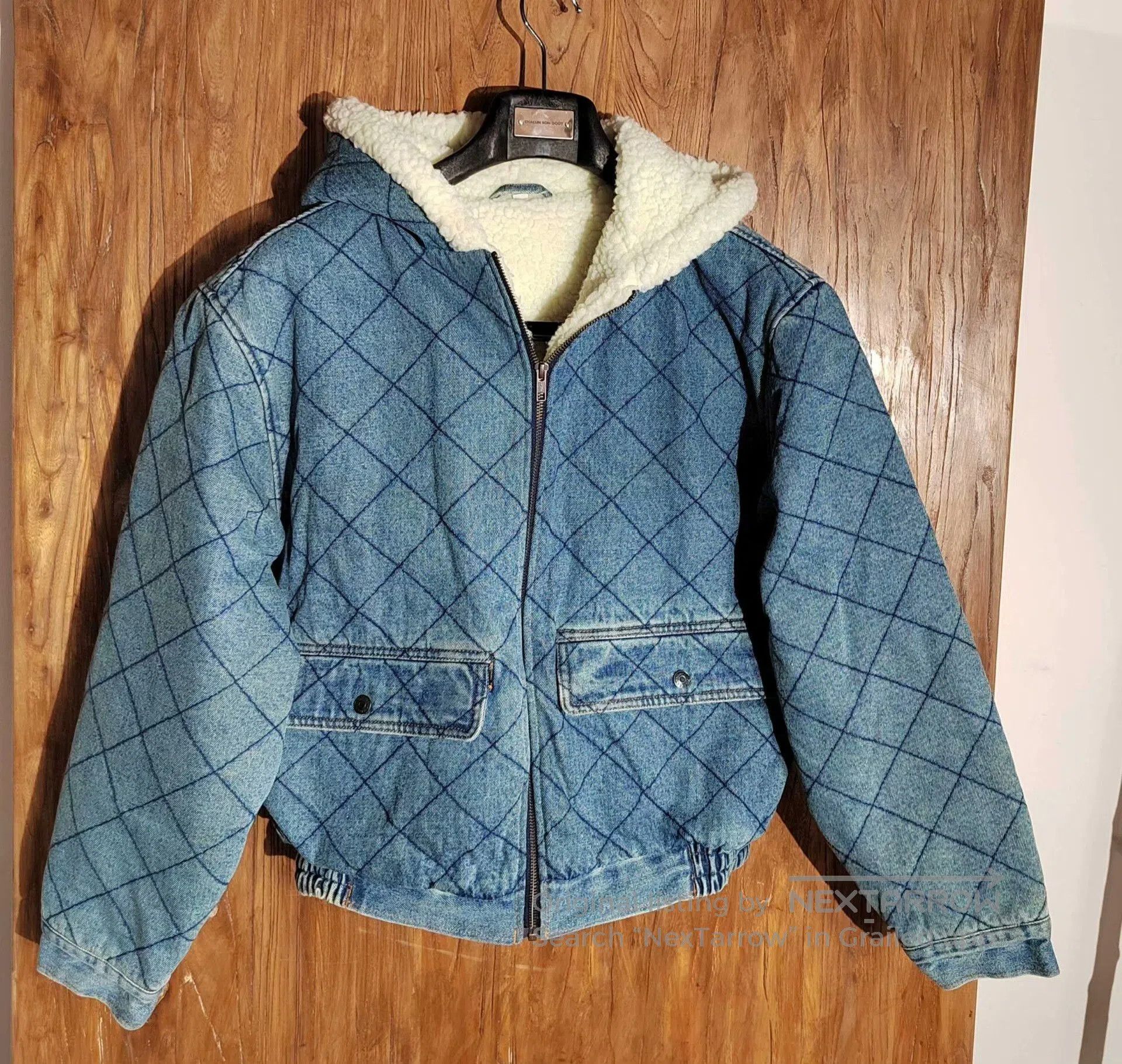 Supreme Supreme Quilted Denim Jacket with Sherpa Lining. Size US S / EU 44-46 / 1 - 4 Thumbnail