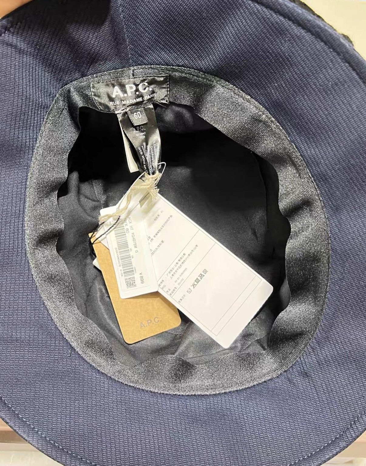 A.P.C. A.P.C. Bucket Hat J42 Size ONE SIZE - 3 Thumbnail
