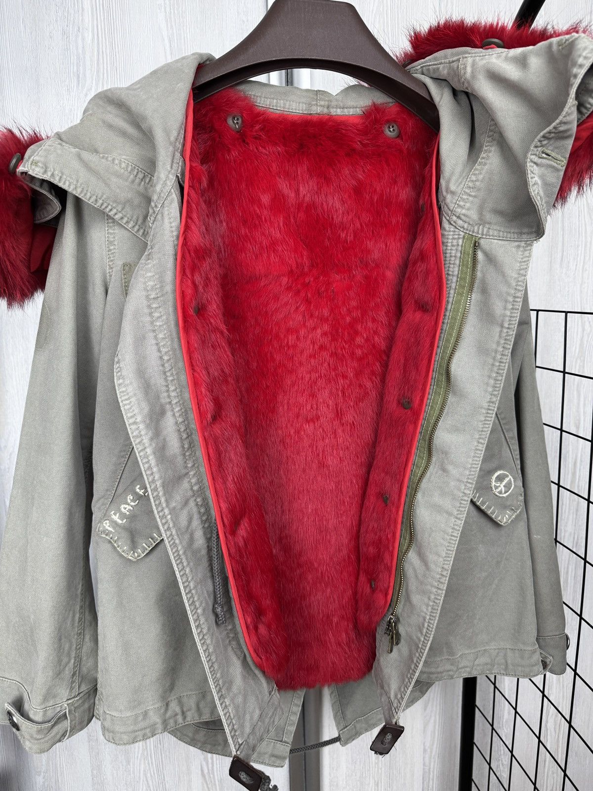 Other History Repeats by Femme Michele R. khaki lined jacket sz 42 Size M / US 6-8 / IT 42-44 - 14 Thumbnail