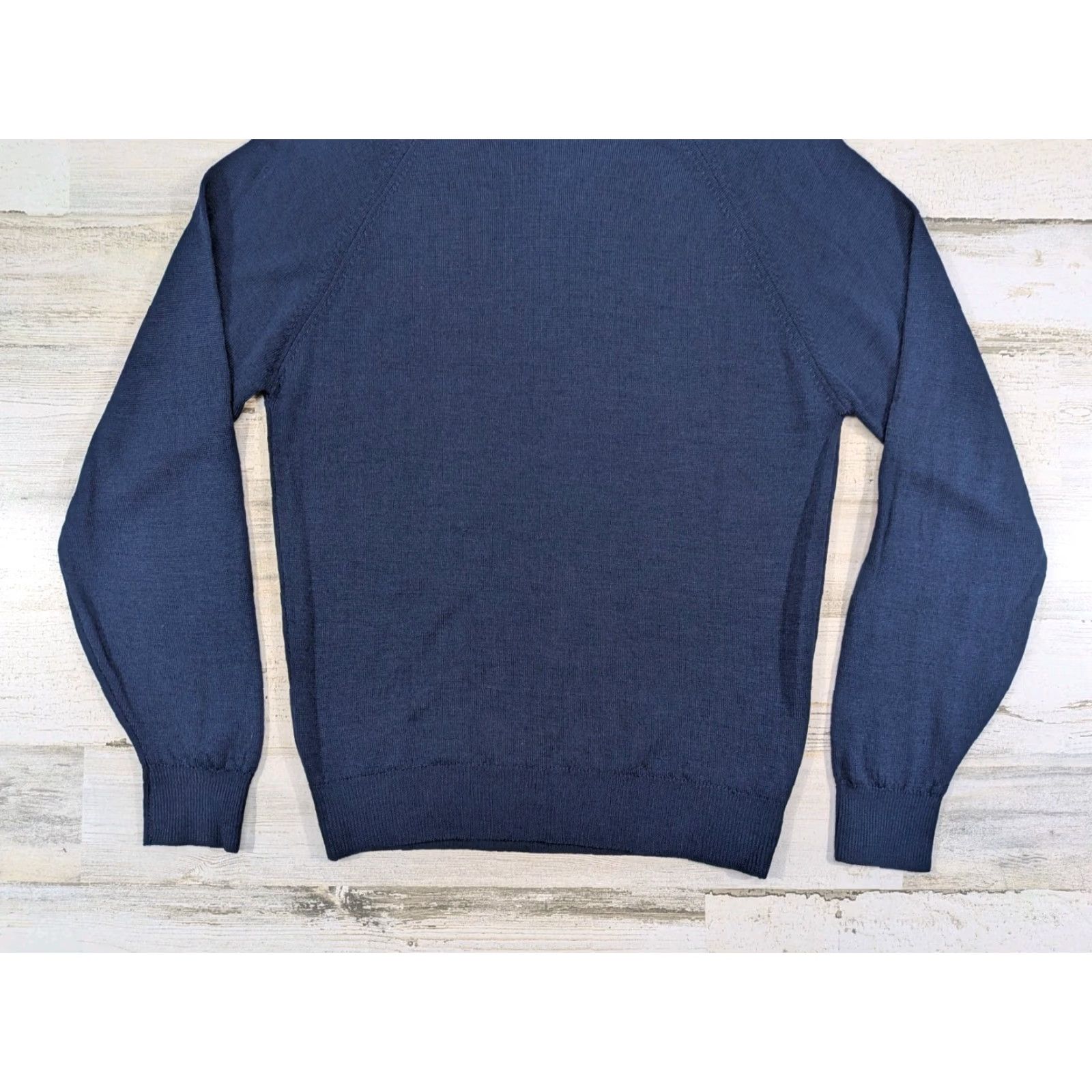 Pendleton VINTAGE Pendleton Sweater Womens Medium Blue Turtle Neck Raglan USA Made Size M / US 6-8 / IT 42-44 - 4 Thumbnail