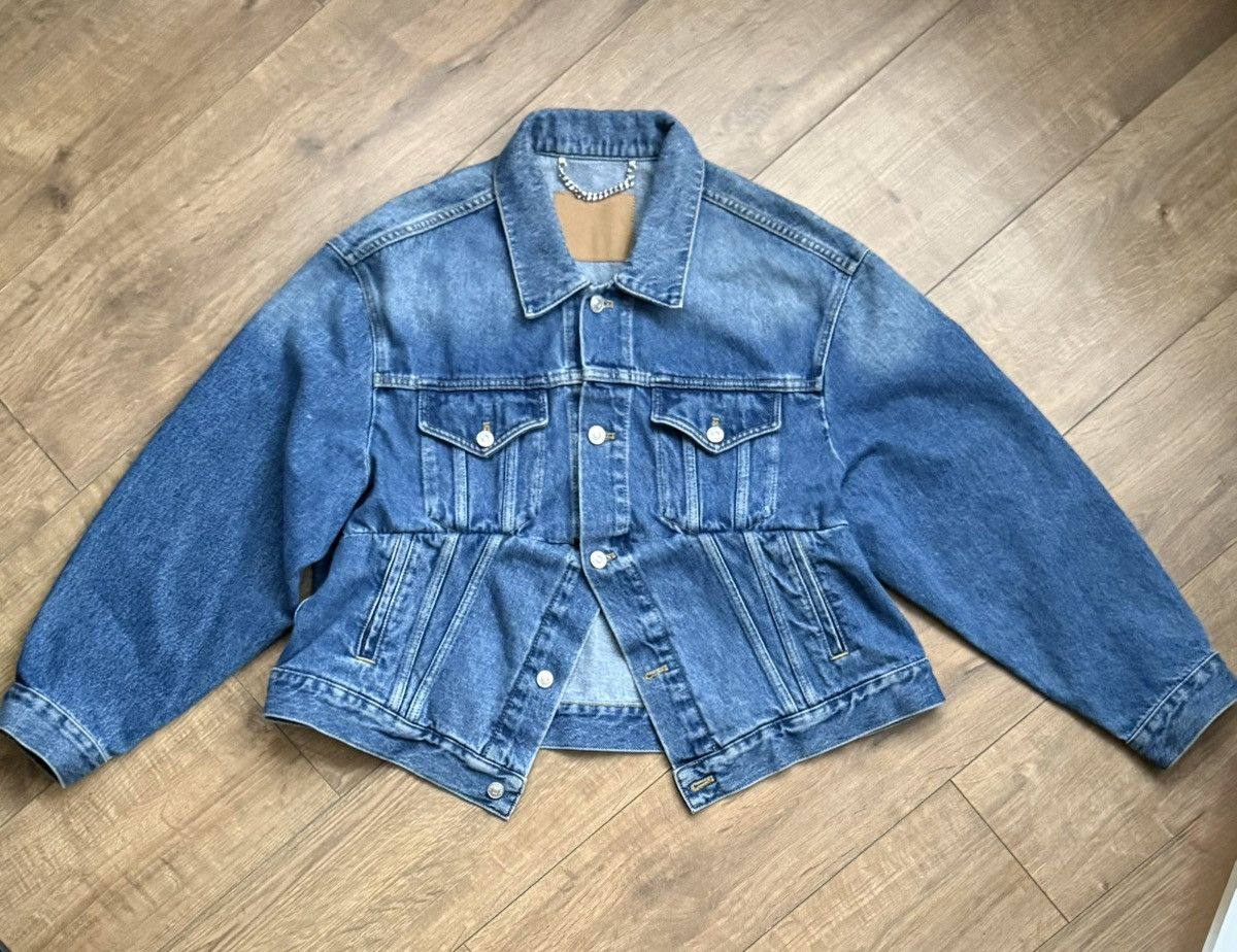 Balenciaga Unisex Blue Swing Denim Jacket RRP$2,150 Size XS / US 0-2 / IT 36-38 - 9 Thumbnail