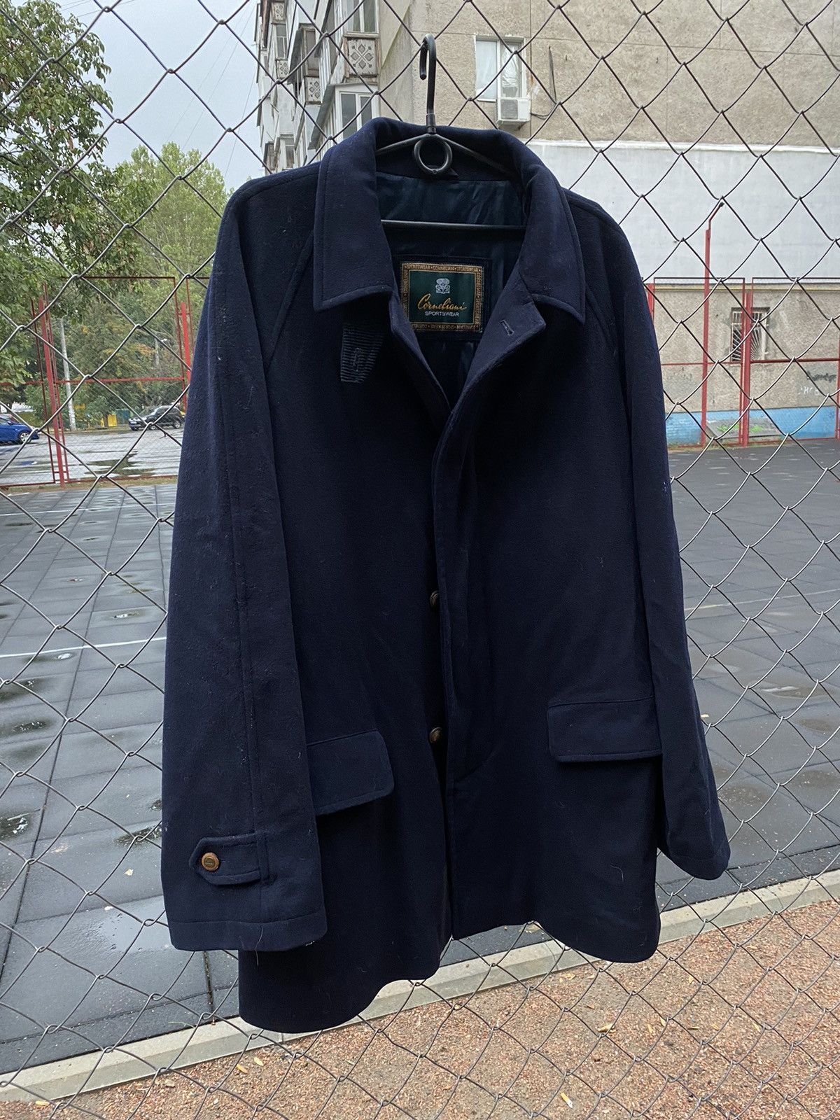 Corneliani RARE❗️Corneliani wool and cashmere coat 90s Size US XL / EU 56 / 4 - 3 Thumbnail