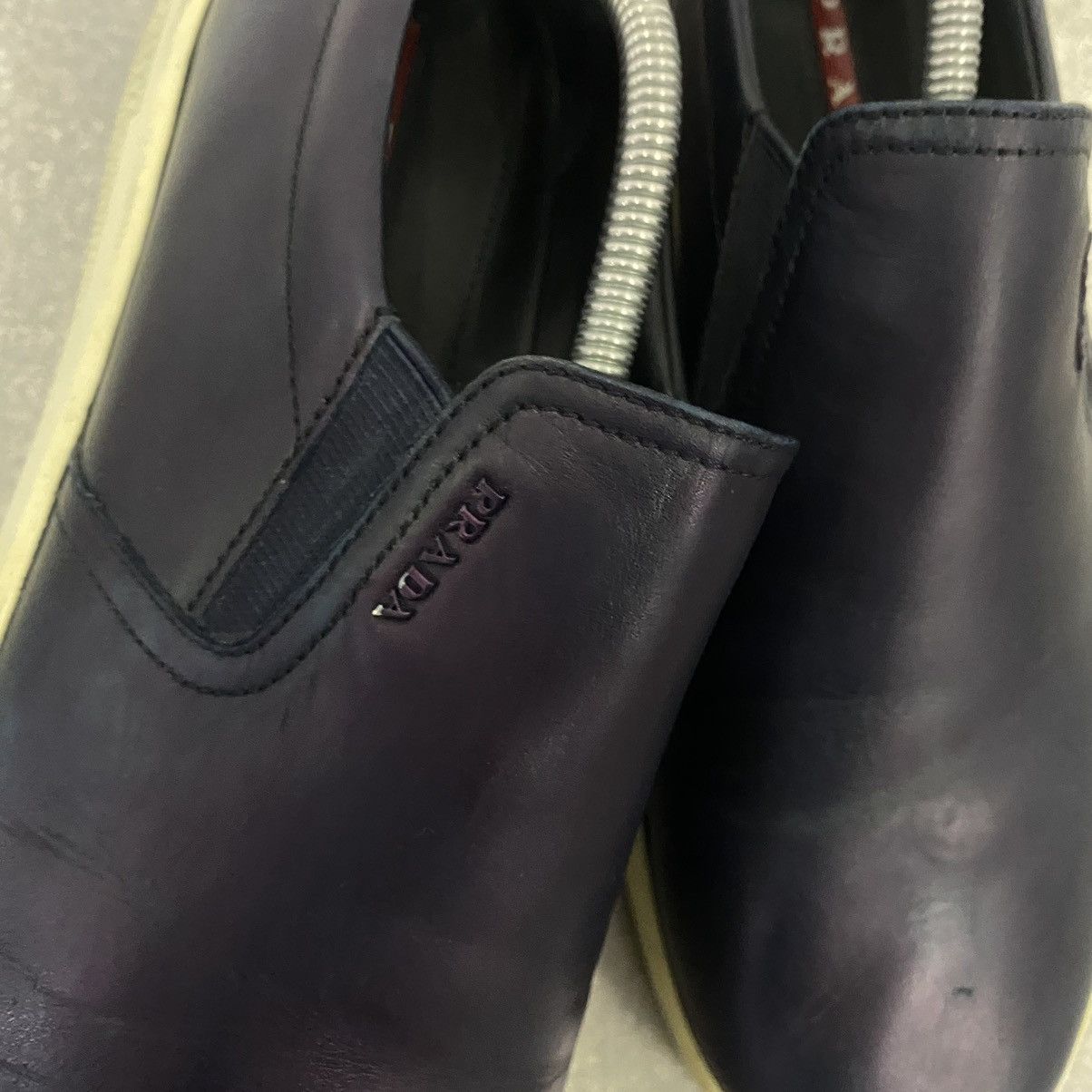 Prada Vintage Prada Shoes Leather Sneakers Slip-on Size US 8 / EU 41 - 5 Thumbnail