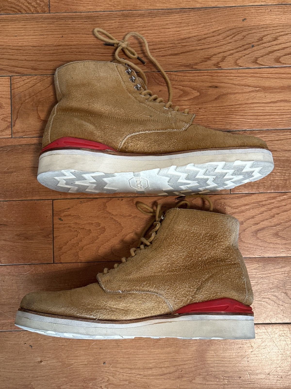 Visvim Virgil Boots in tan suede Size US 11 / EU 44 - 3 Thumbnail