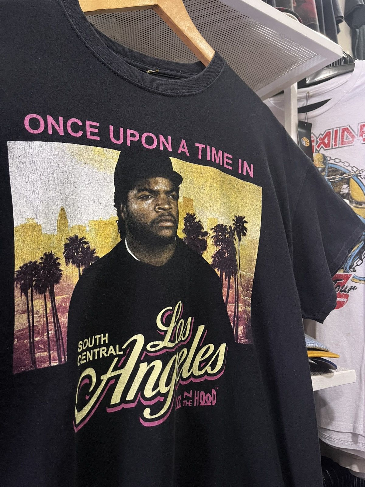 Band Tees Boyz N The Hood Mens T-Shirt Philco 1990s Style Black RapTee Size US XL / EU 56 / 4 - 3 Thumbnail