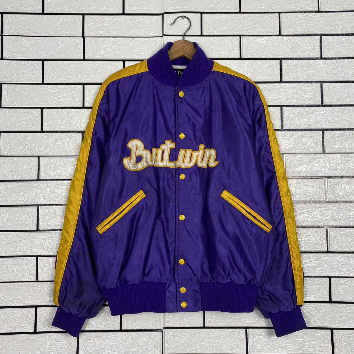 Toyo Enterprises 🔥VINTAGE SATIN BOMBER JACKET BUTWIN MADE IN USA Size US L / EU 52-54 / 3 - 1 Thumbnail
