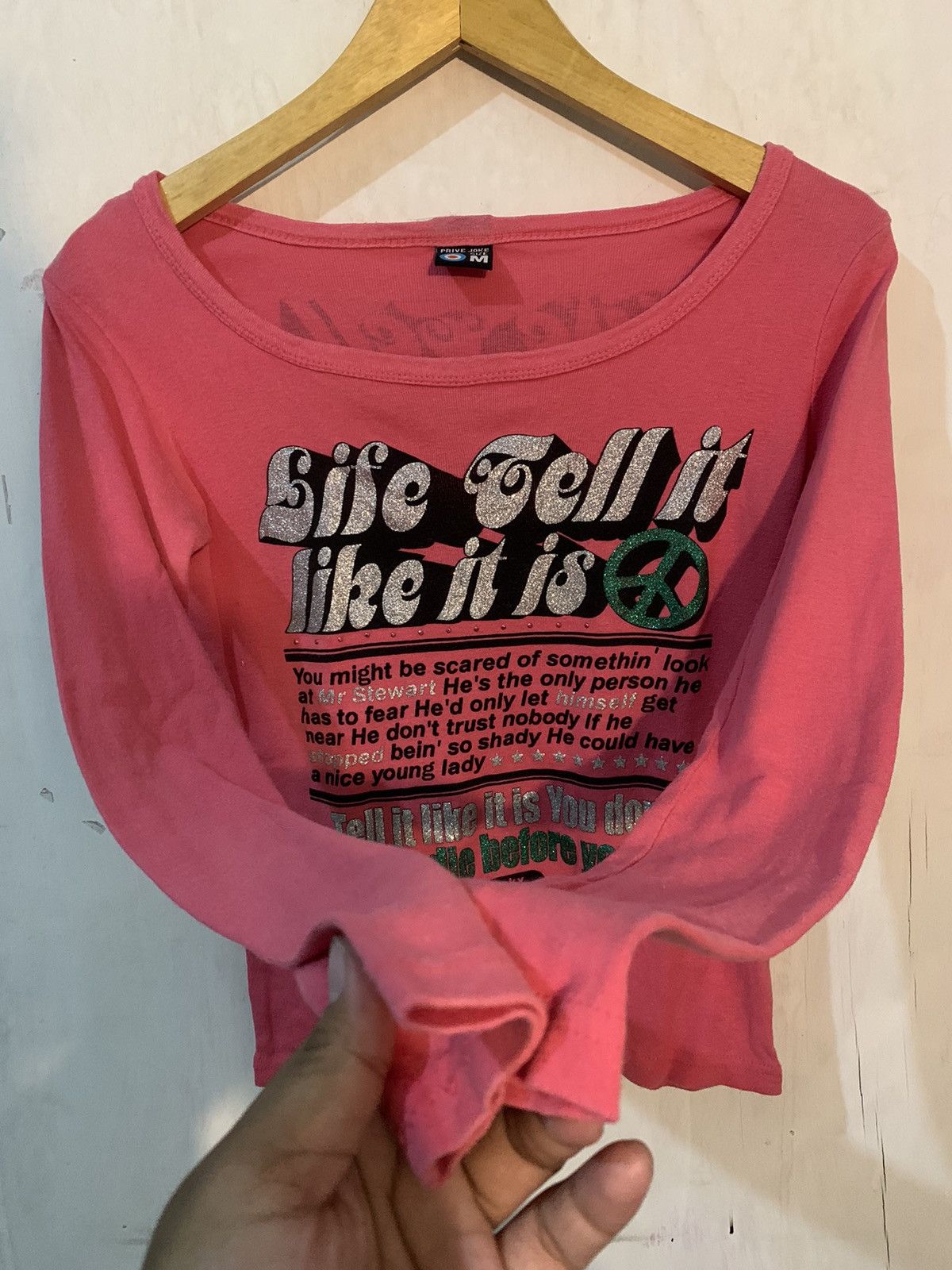 Hysteric Glamour × Japanese Brand × Vintage Japanese Poem long slevee 70s style Size US M / EU 48-50 / 2 - 4 Thumbnail
