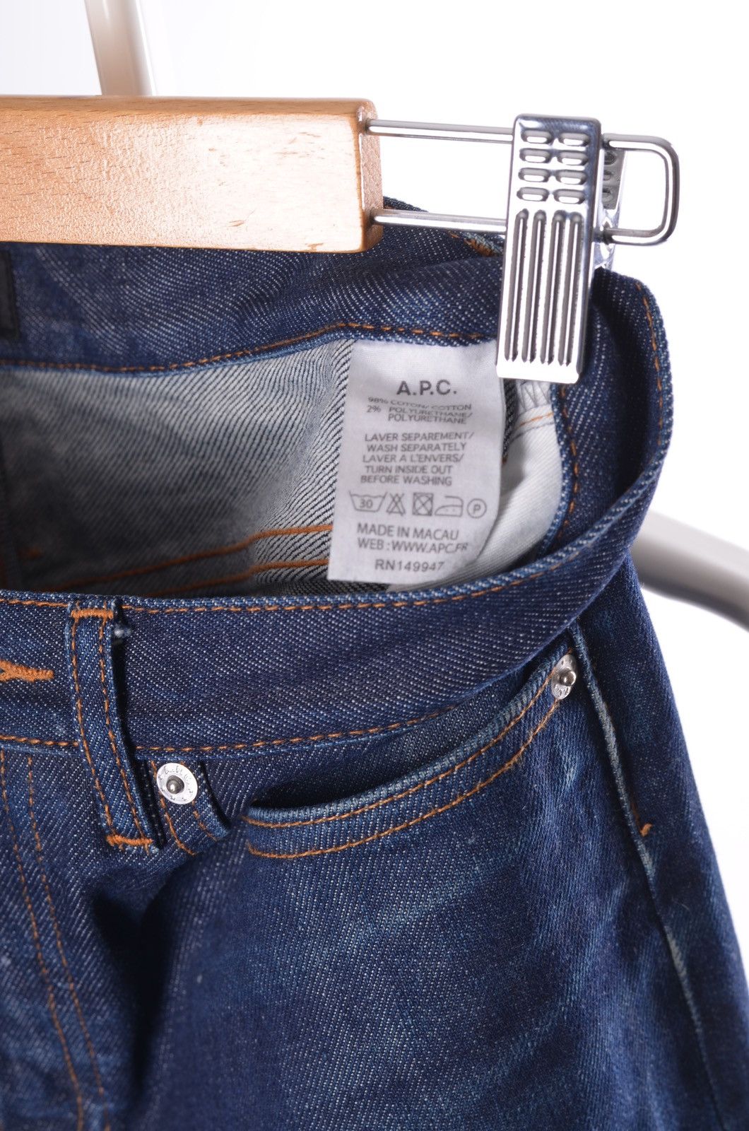 A.P.C. APC (a.p.c) Petit Standard Jeans Pants size 31 Size US 31 - 5 Thumbnail