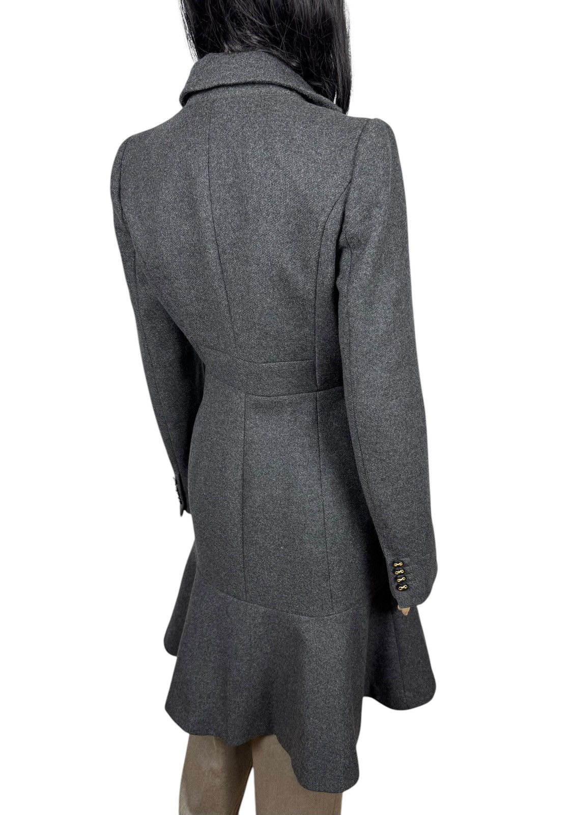MAX&Co. Max&Co Wool Coat Pleated Double-Breasted size US2 IT38 Size XS / US 0-2 / IT 36-38 - 9 Thumbnail