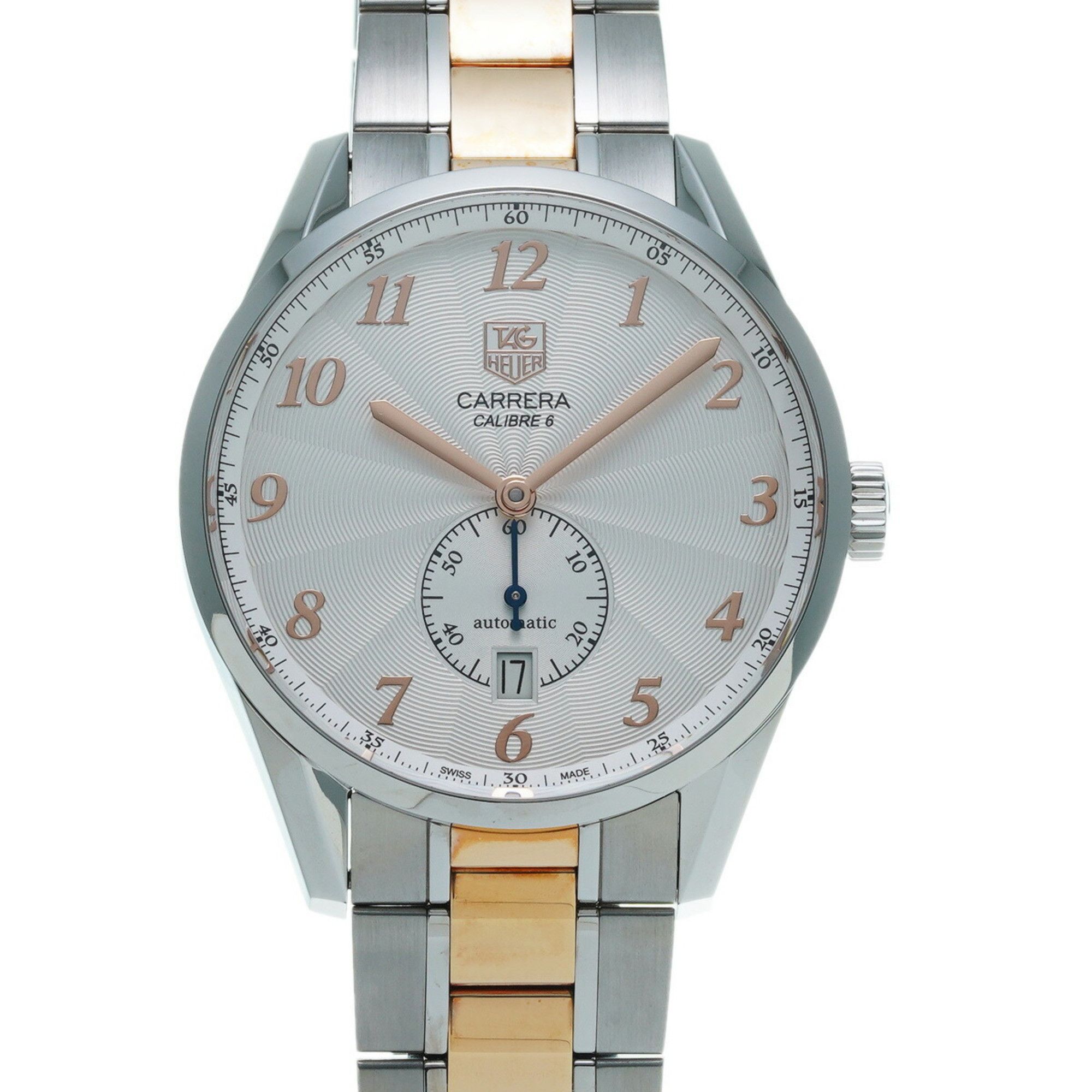 Tag Heuer TAG Heuer Carrera Calibre 6 WAS2112.BD0734 Ivory Men's Watch Automatic Size ONE SIZE - 1 Thumbnail