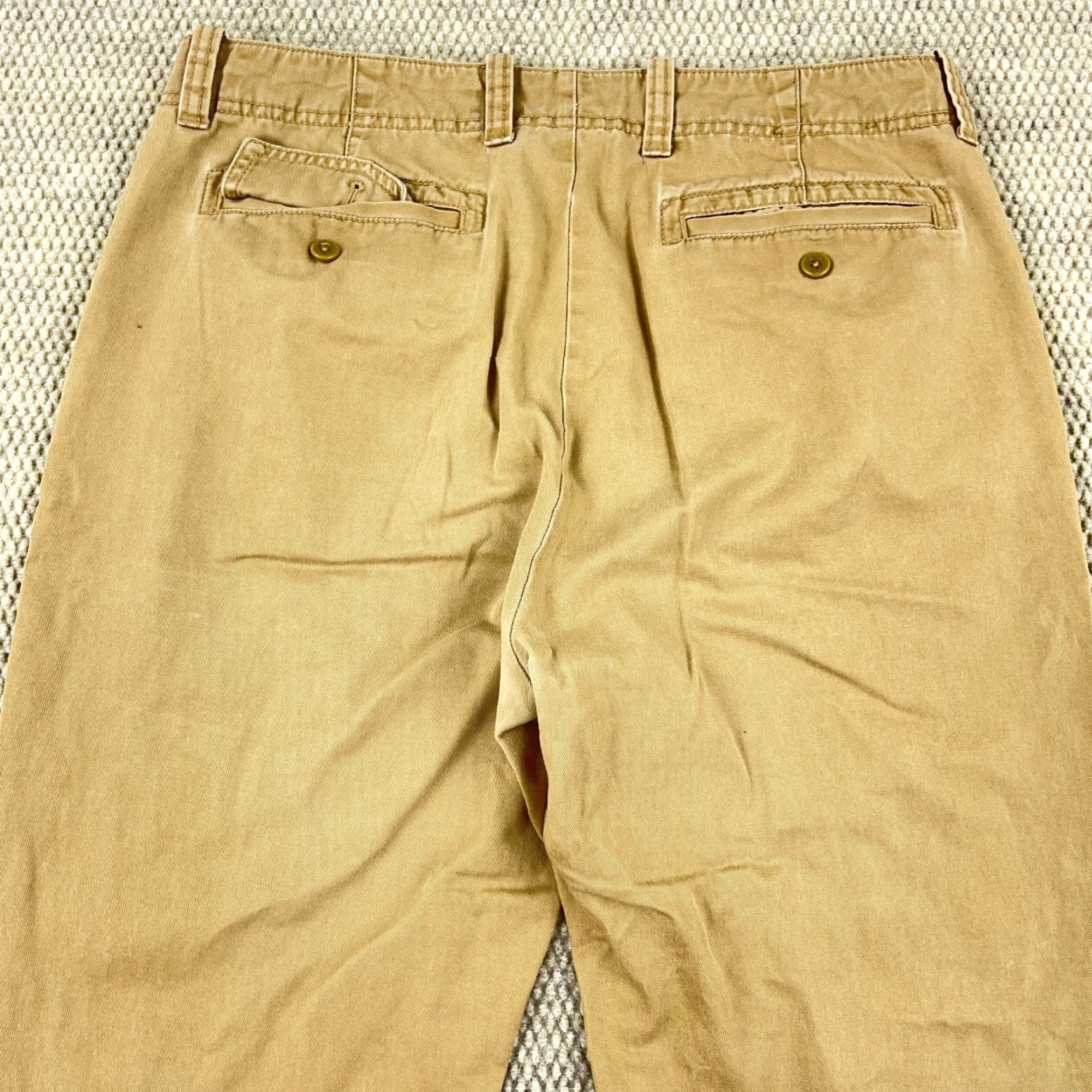 Vintage VINTAGE J Crew Men Chino Pants Slacks 34x30 Khaki Brown Comfort Straight Leg Preppy Size US 34 / EU 50 - 4 Thumbnail