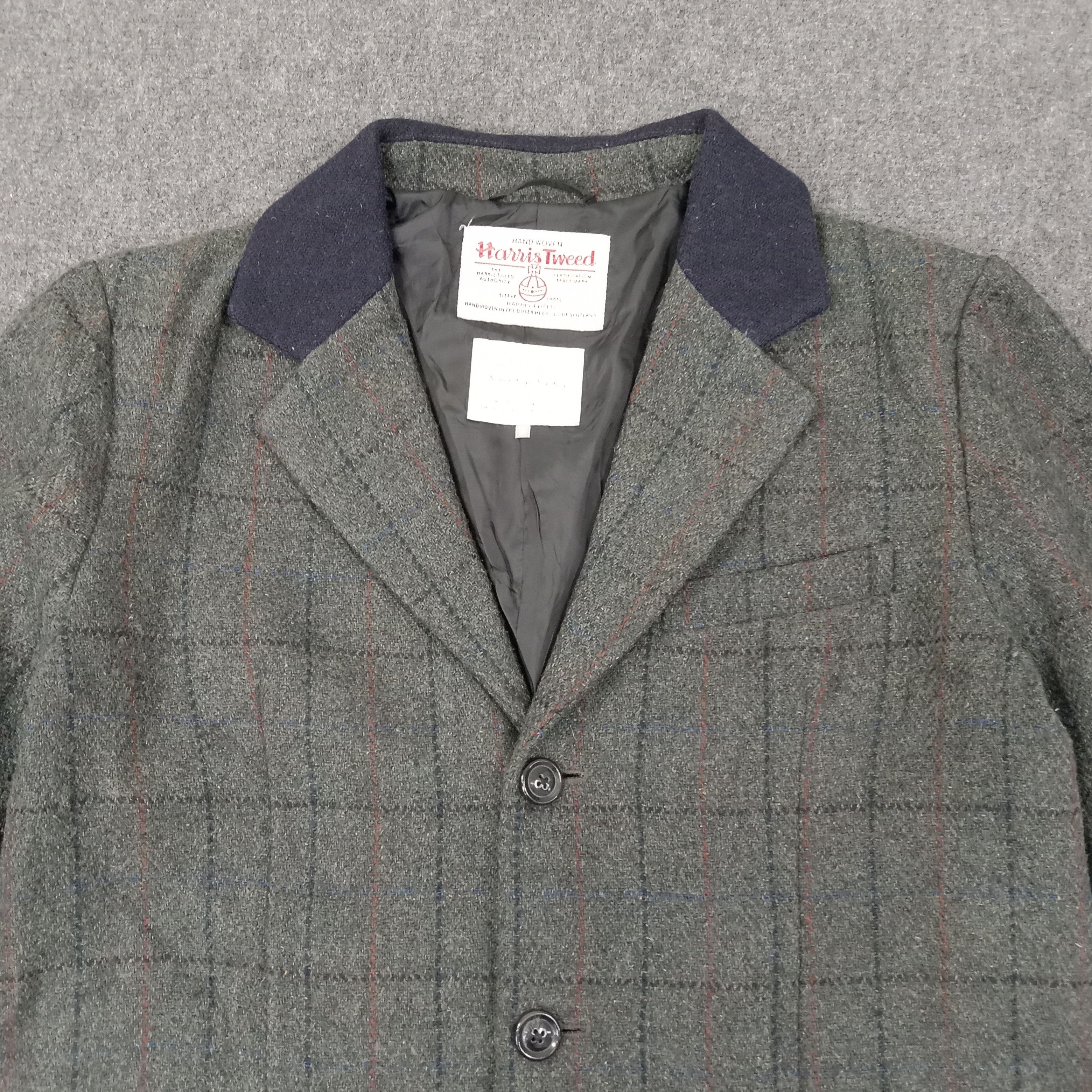 Harris Tweed Harris Tweed Designer Brand Trench Coat Jacket C254N6 Size US M / EU 48-50 / 2 - 3 Thumbnail