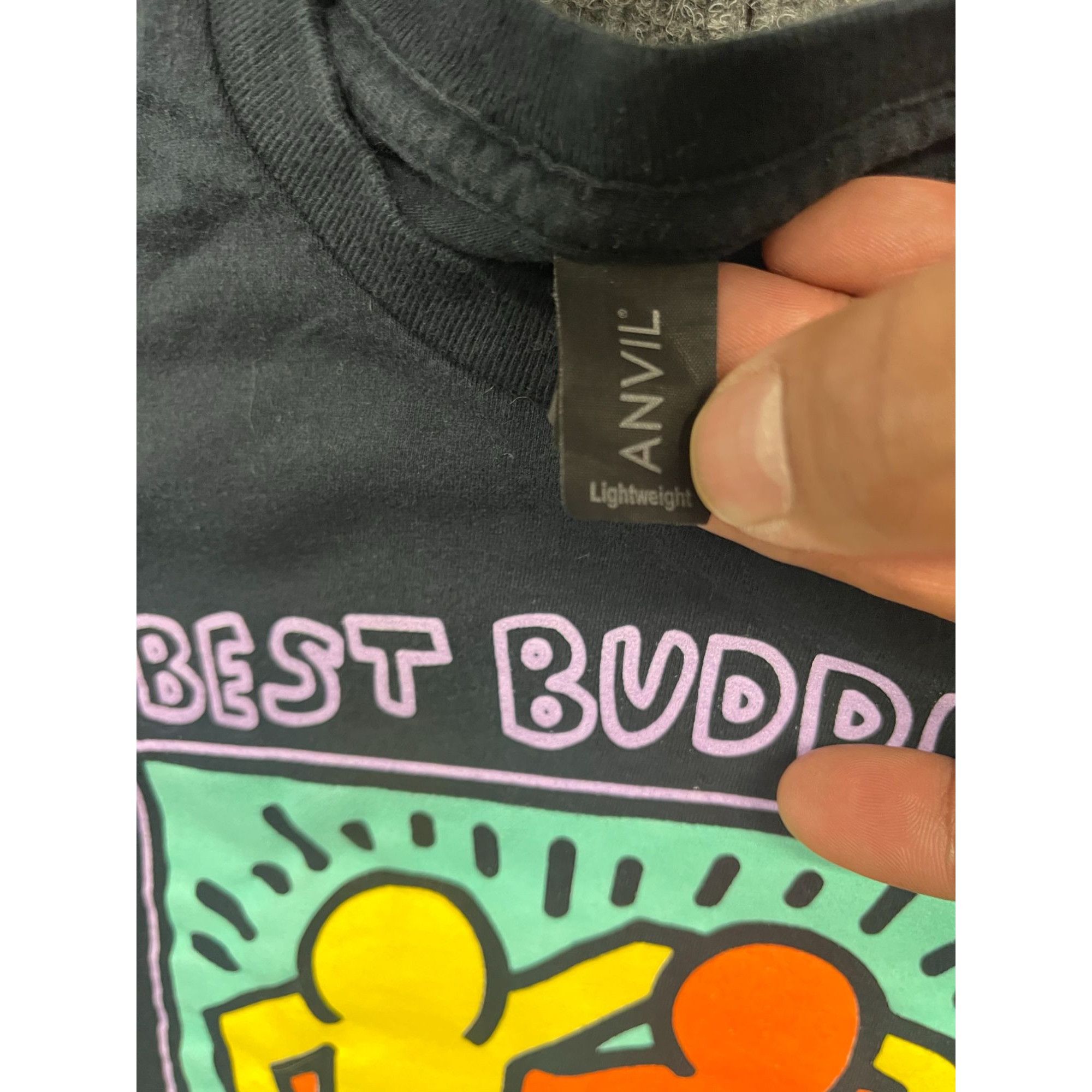 Gildan keith harring shirt size XS best buddies art shirt black Size US L / EU 52-54 / 3 - 4 Thumbnail
