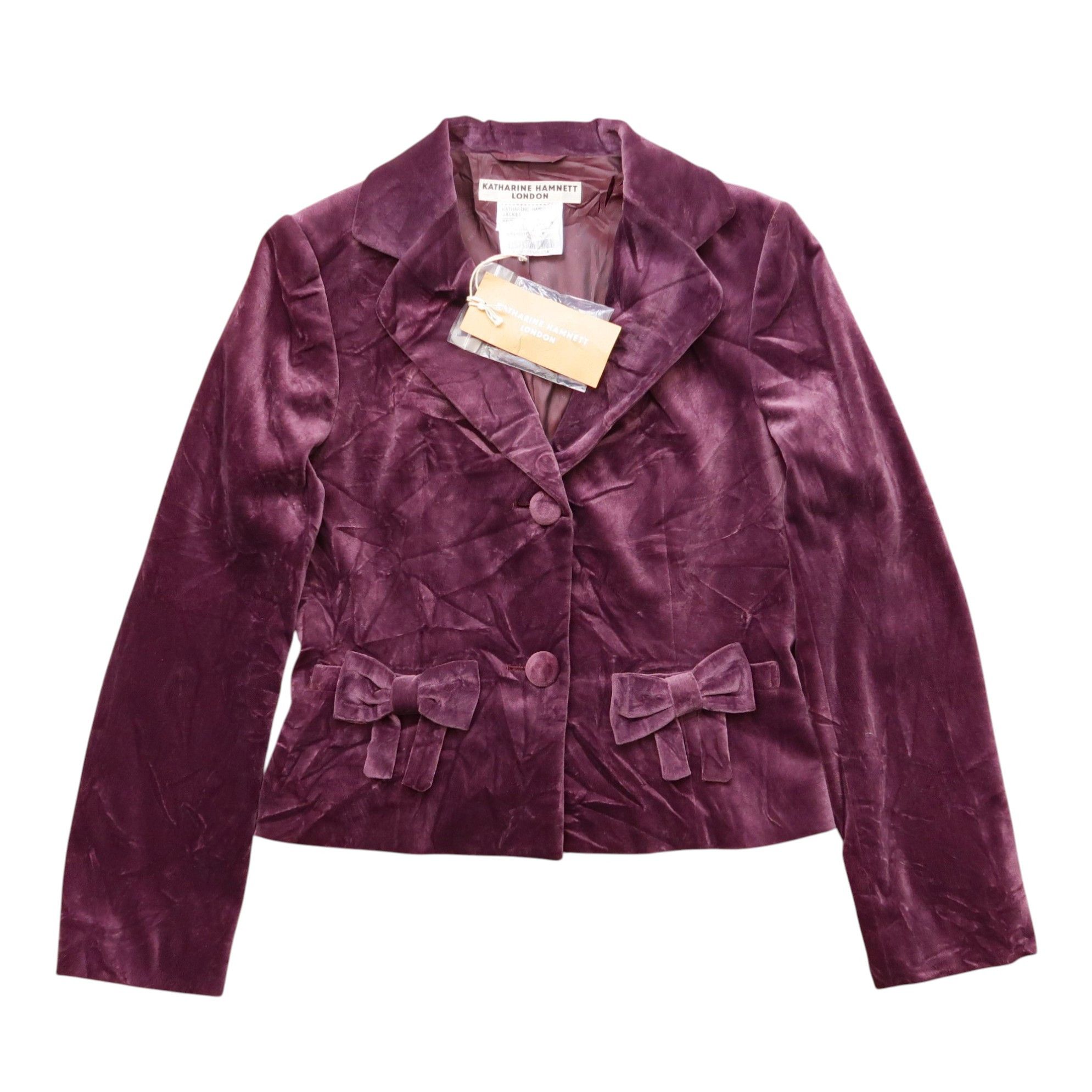 1980s ファッション KATHARINE HAMNETT Velvet long coat