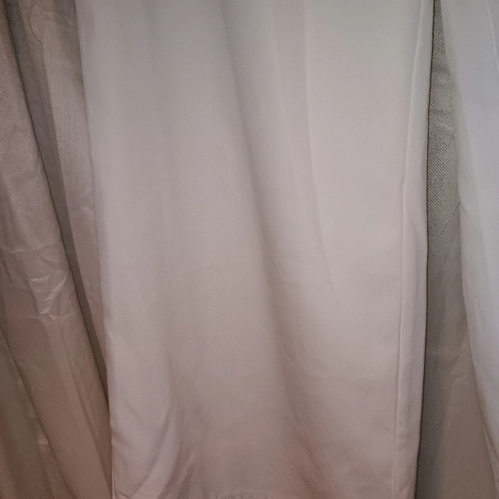 Missguided Missguided white, satiny, wide leg pants, womens 12,nwt Size 34" / US 12 / IT 48 - 6 Thumbnail
