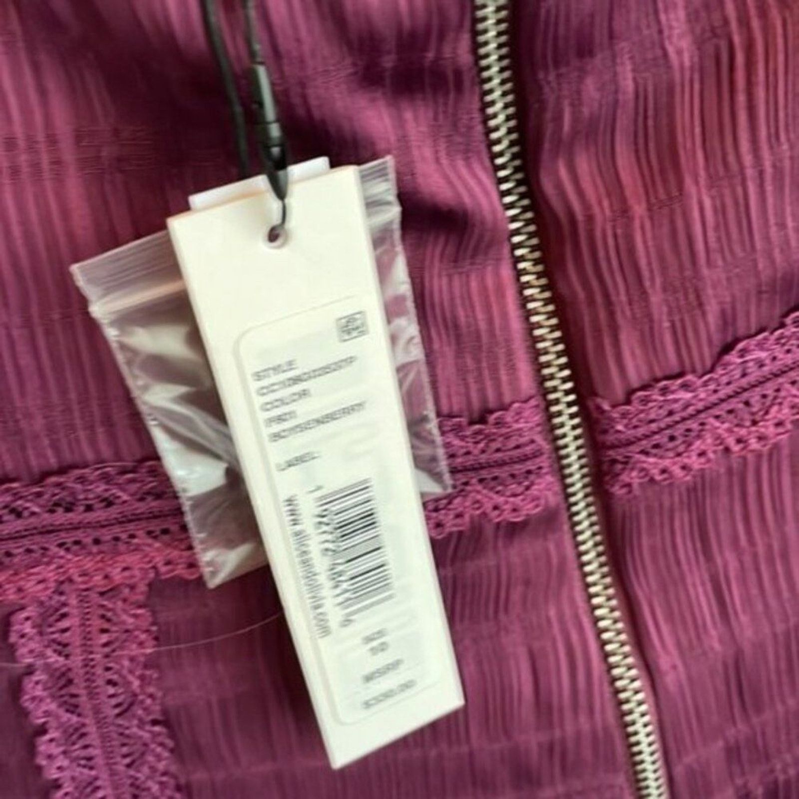 Alice + Olivia Alice + Olivia Genevieve Spaghetti Strap Dress Boysnberry 10 Size L / US 10 / IT 46 - 8 Thumbnail