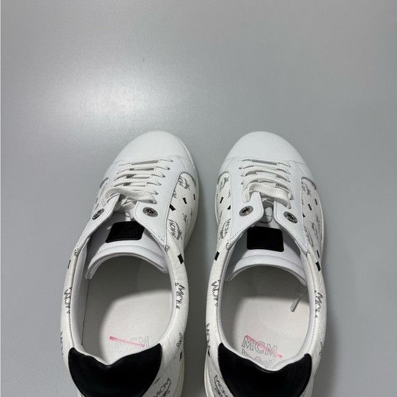 MCM MCM Terrain Low Top Sneakers White Black Men’s Size EU 44/US Size US 11 / EU 44 - 5 Thumbnail