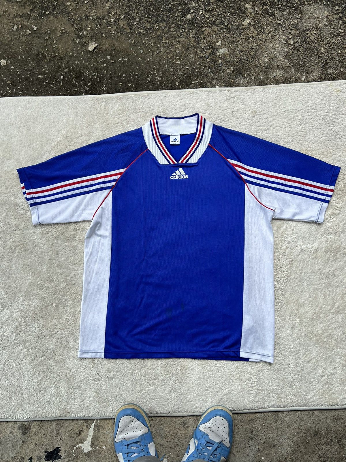 Adidas × Vintage Vintage Adidas Template Vortis Tokushima Otsuka F.C Jersey Size US L / EU 52-54 / 3 - 1 Thumbnail