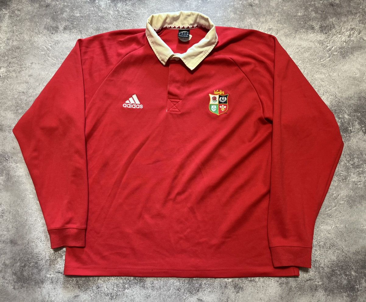 Adidas Vintage Adidas Irish Lions rugby shirt Size US XL / EU 56 / 4 - 1 Thumbnail