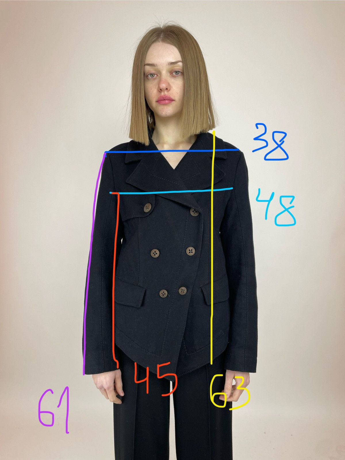 Hugo Boss Hugo Boss Wool coat Double-breasted Women’s size 40 Size S / US 4 / IT 40 - 14 Thumbnail